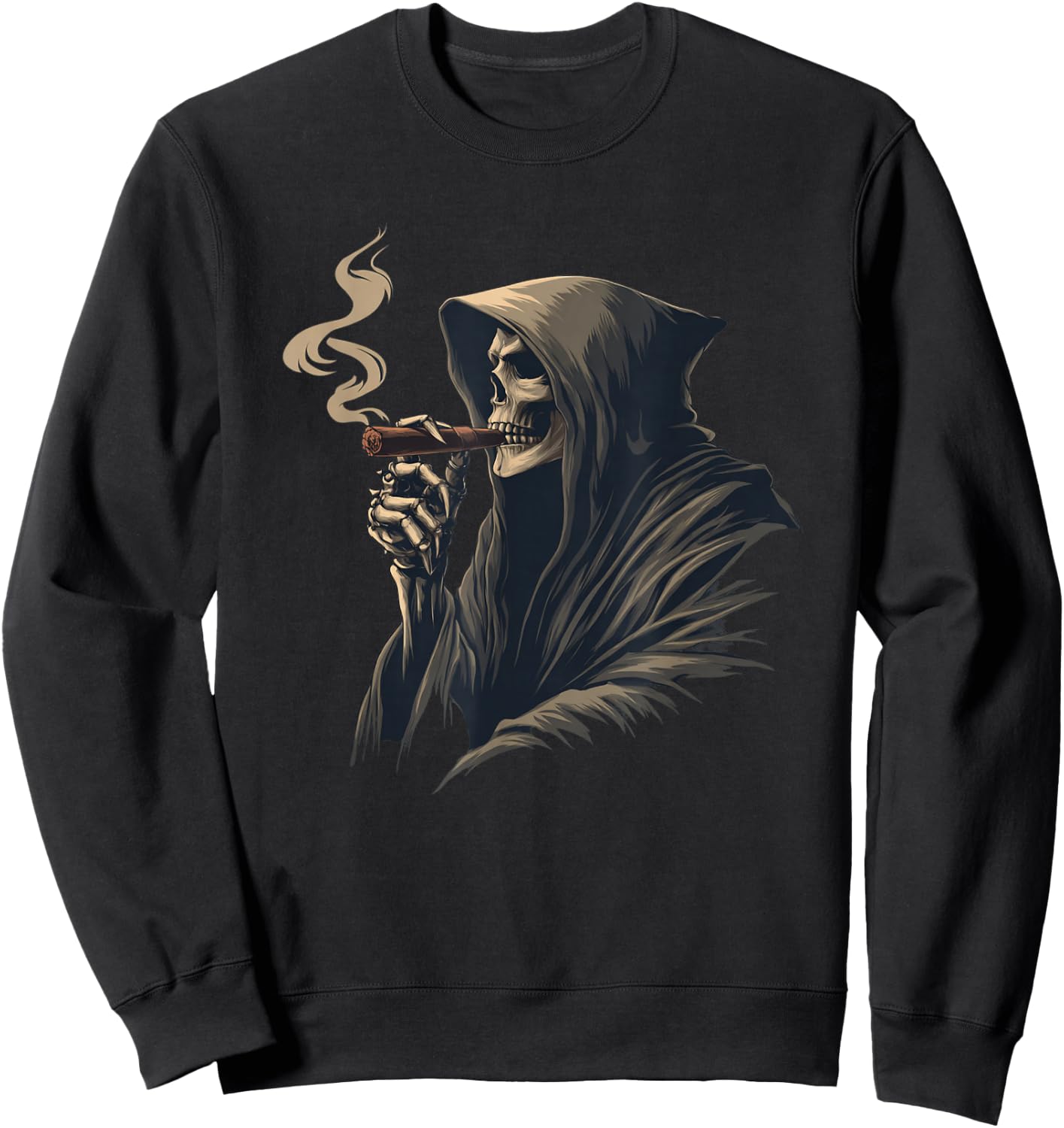 Excellent Costume de Mort pour Les faucheurs et Les Amateurs de Tabac Sweatshirt - Sweatshirt | Black