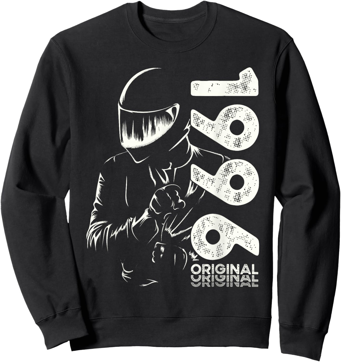 30. Geburtstag Mann Motorrad Motorradfahrer Biker 1996 Sweatshirt - Sweatshirt | Black