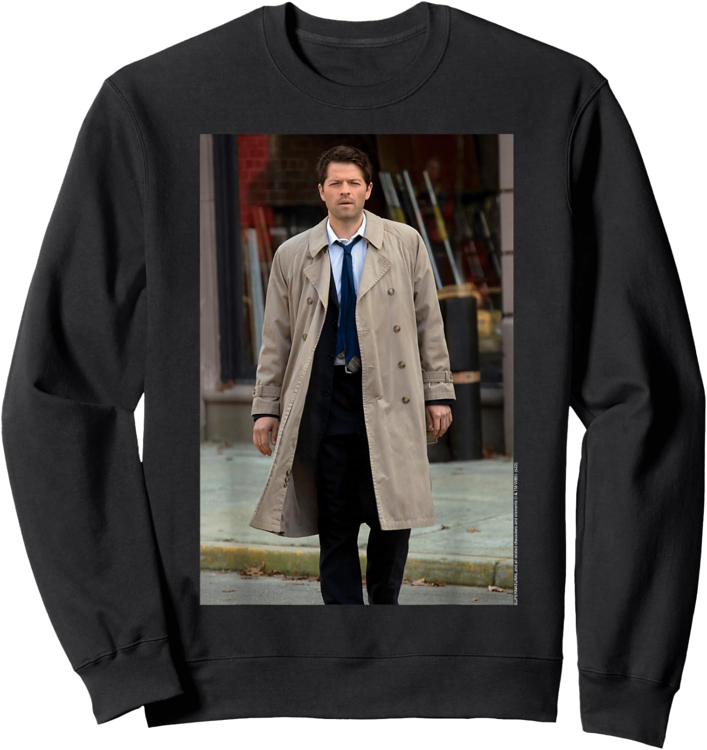 Supernatural Castiel Ass Butt Sweatshirt - Sweatshirt | Black