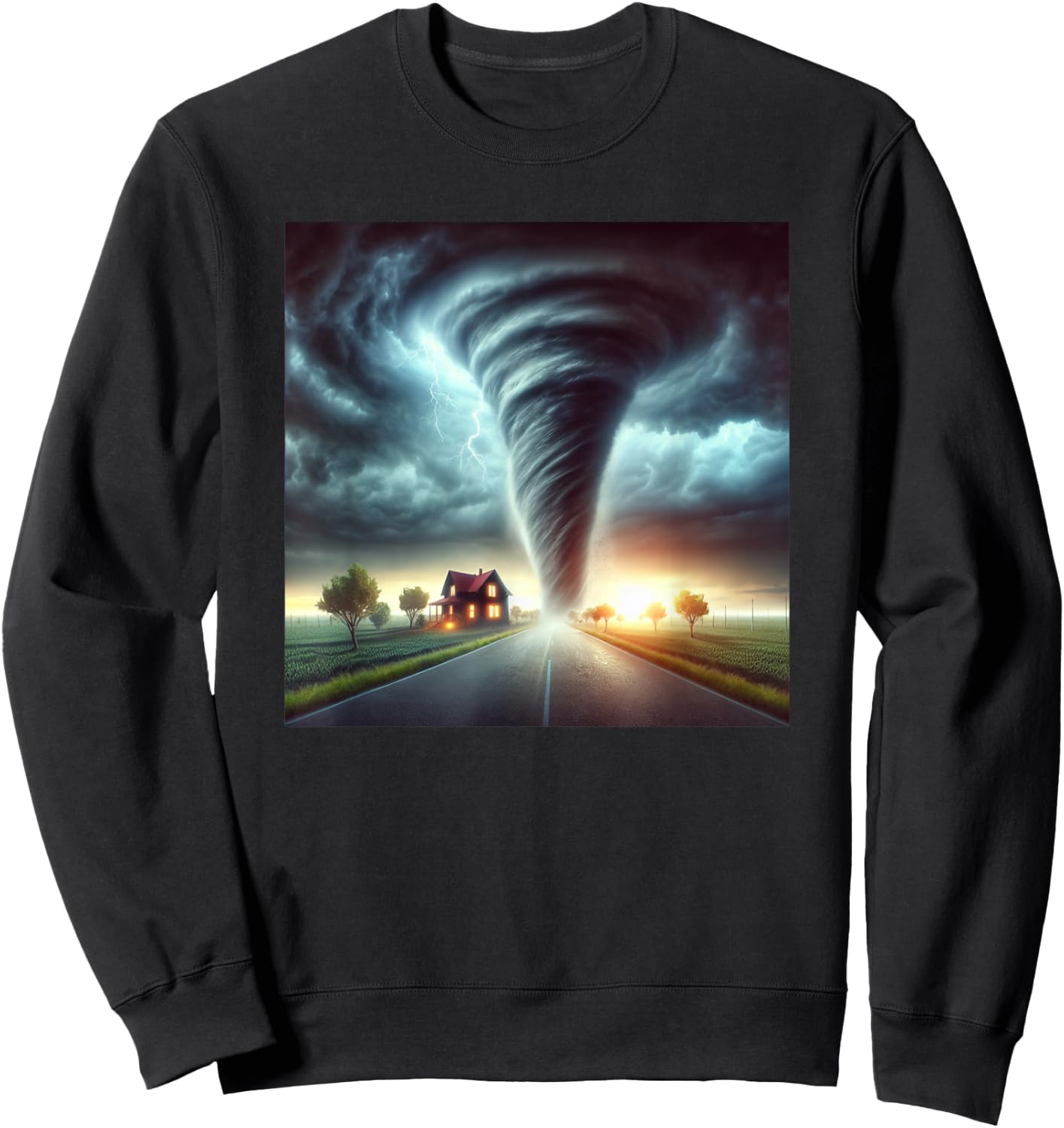 Meteorologist Storm Tornado Hurricane , Black, S Sweatshirt - Sweatshirt | Black