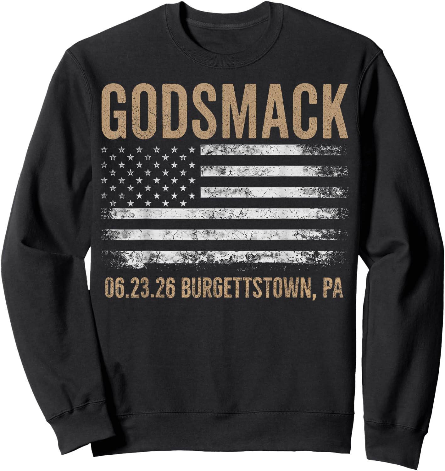 Godsmack The Rise of Rock 2026 Burgettstown Sweatshirt - Sweatshirt | Black