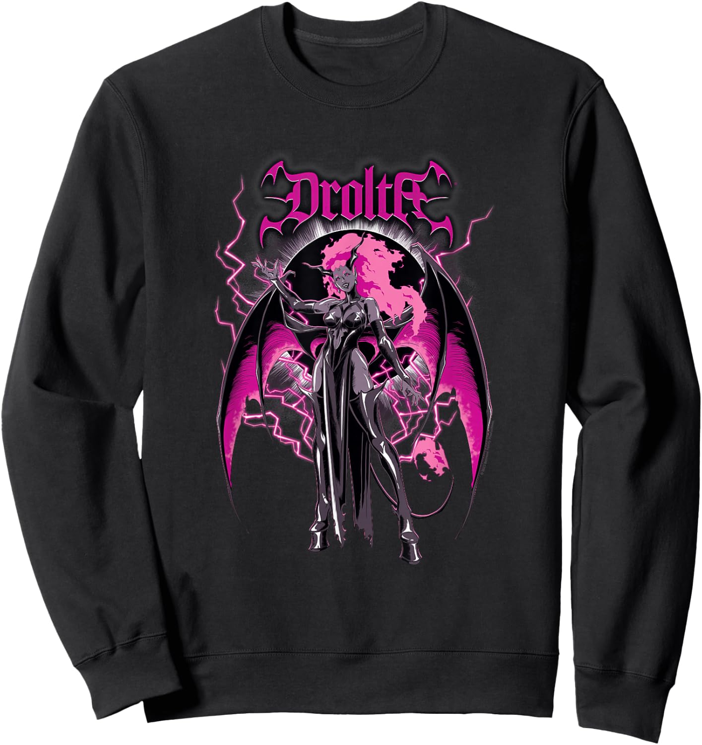Castlevania: Nocturne Drolta Full Body Powerful Pose Poster Sweatshirt - Sweatshirt | Black