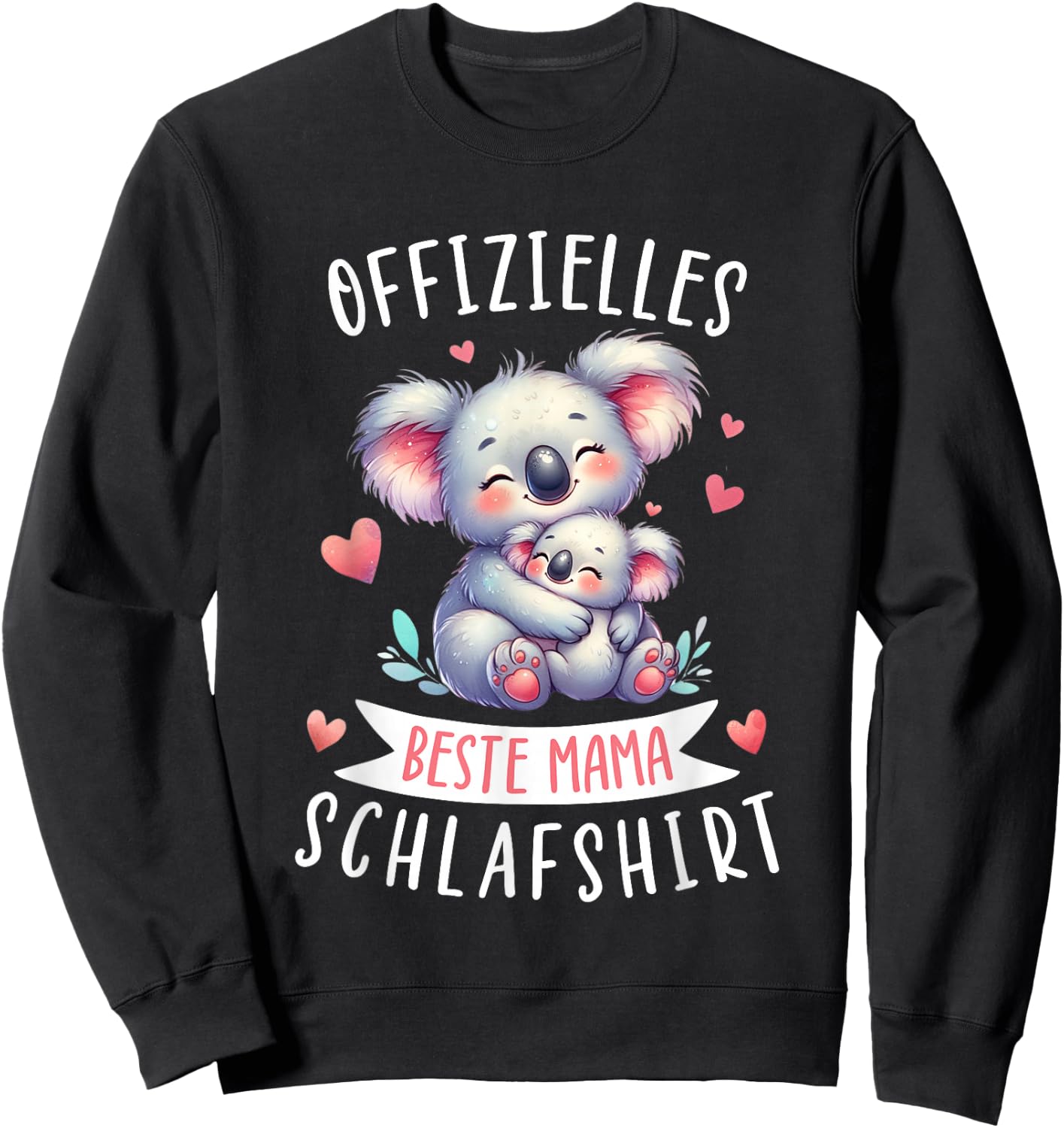 Offizielles Beste Mama Schlafshirt Muttertag Koalabär Mama Sweatshirt - Sweatshirt | Black