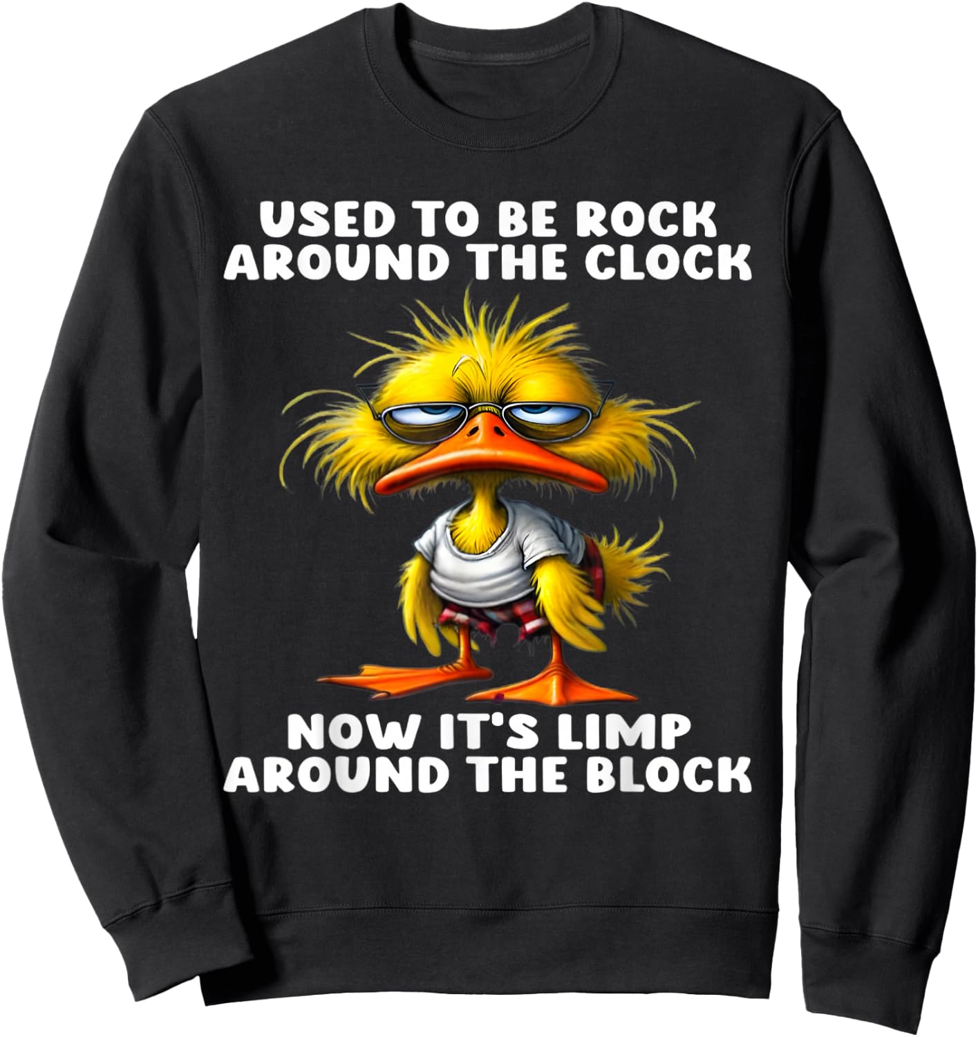 It used to be rocky around the clock, now it's limp Sweatshirt - Sweatshirt | Black