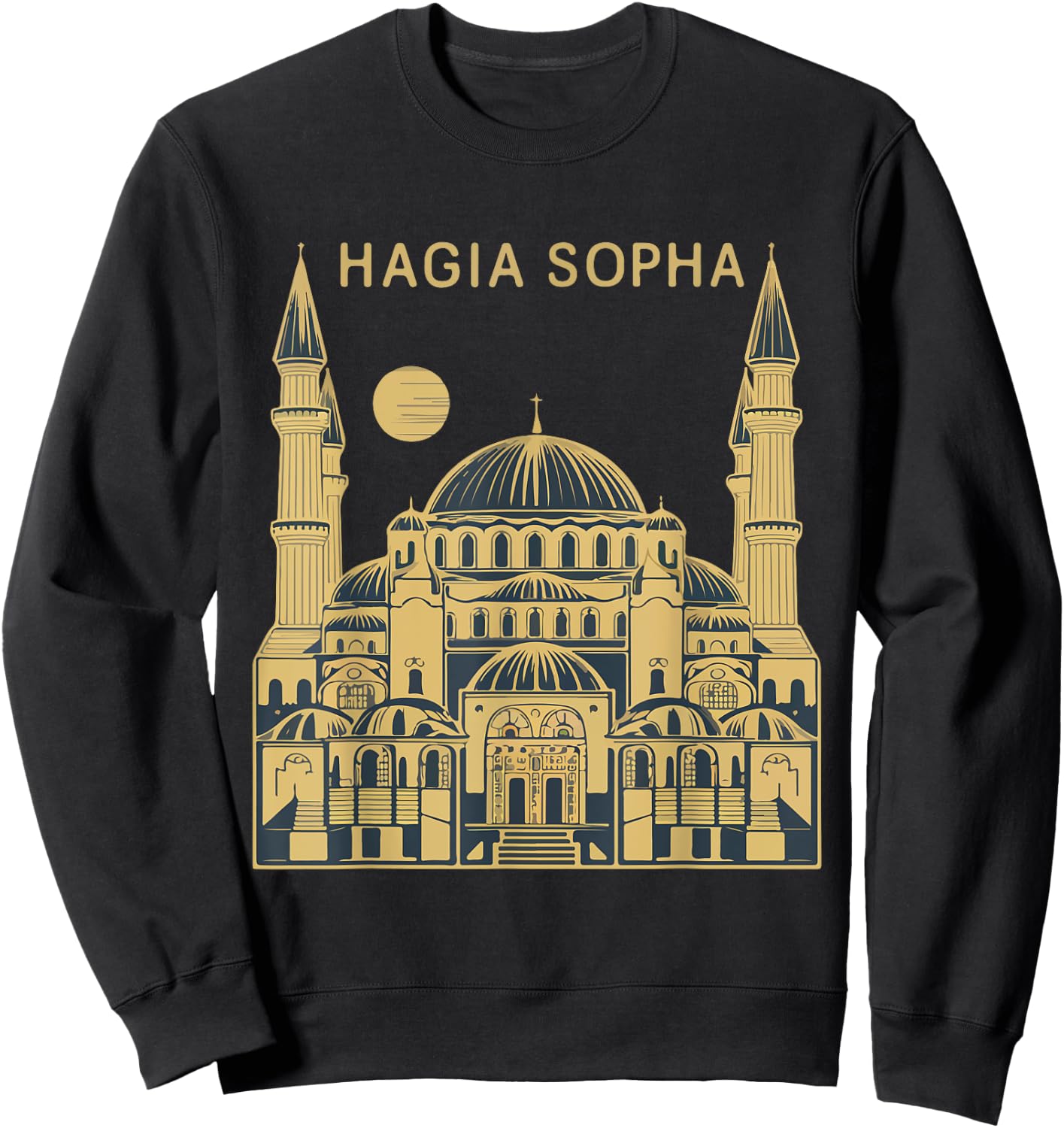 Vintage Hagia Sophia Sweatshirt - Sweatshirt | Black