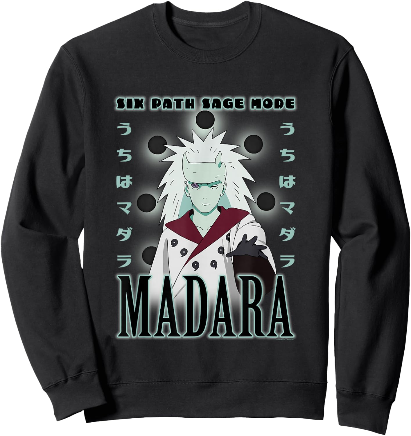 Naruto Shippuden Madara Six Path Sage Sweatshirt - Sweatshirt | Black