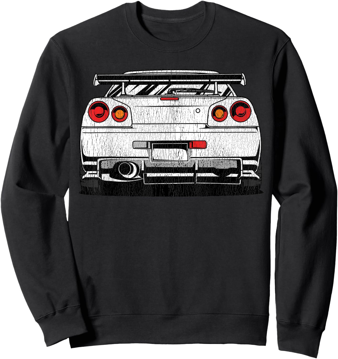 Street Racing Automotive JDM Import Tuner Drift Car Sweatshirt - Sweatshirt | Black