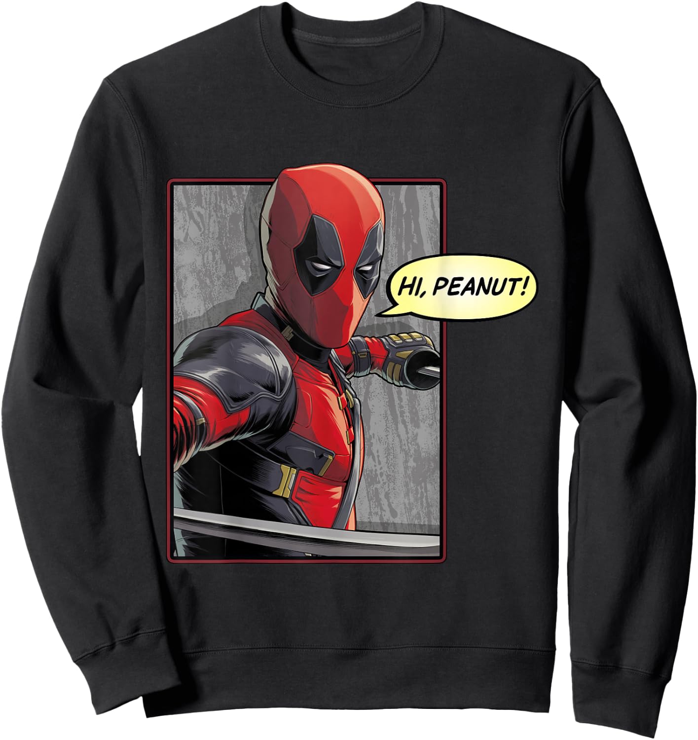 Marvel Studios Deadpool & Wolverine Deadpool Hi Peanut Sweatshirt - Sweatshirt | Black