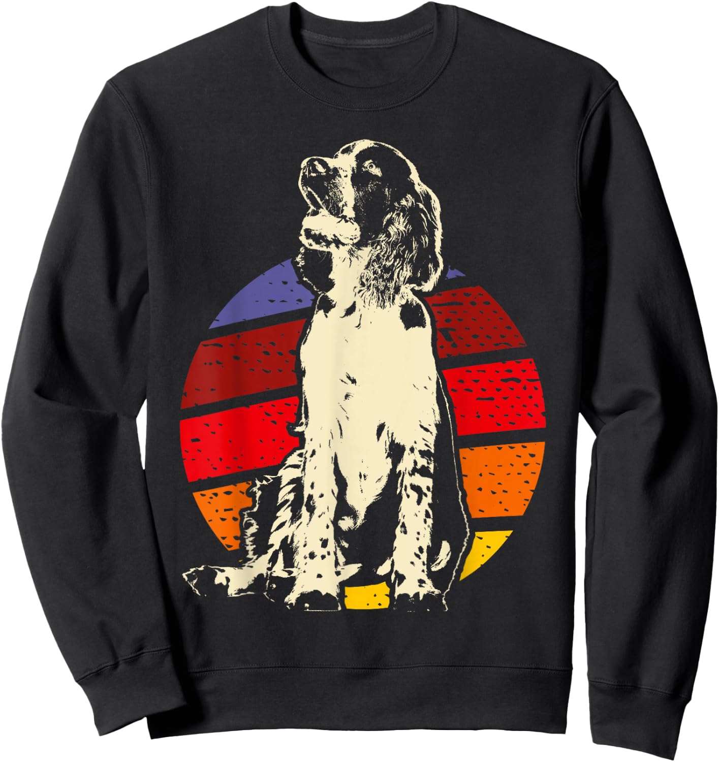 English Springer Spaniel Dog Sweatshirt - Sweatshirt | Black