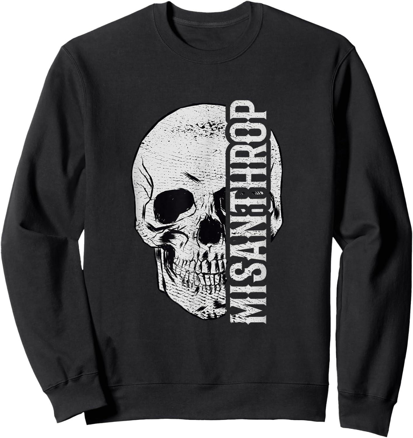 Provokantes Misanthrop Menschenhasser Sweatshirt - Sweatshirt | Black