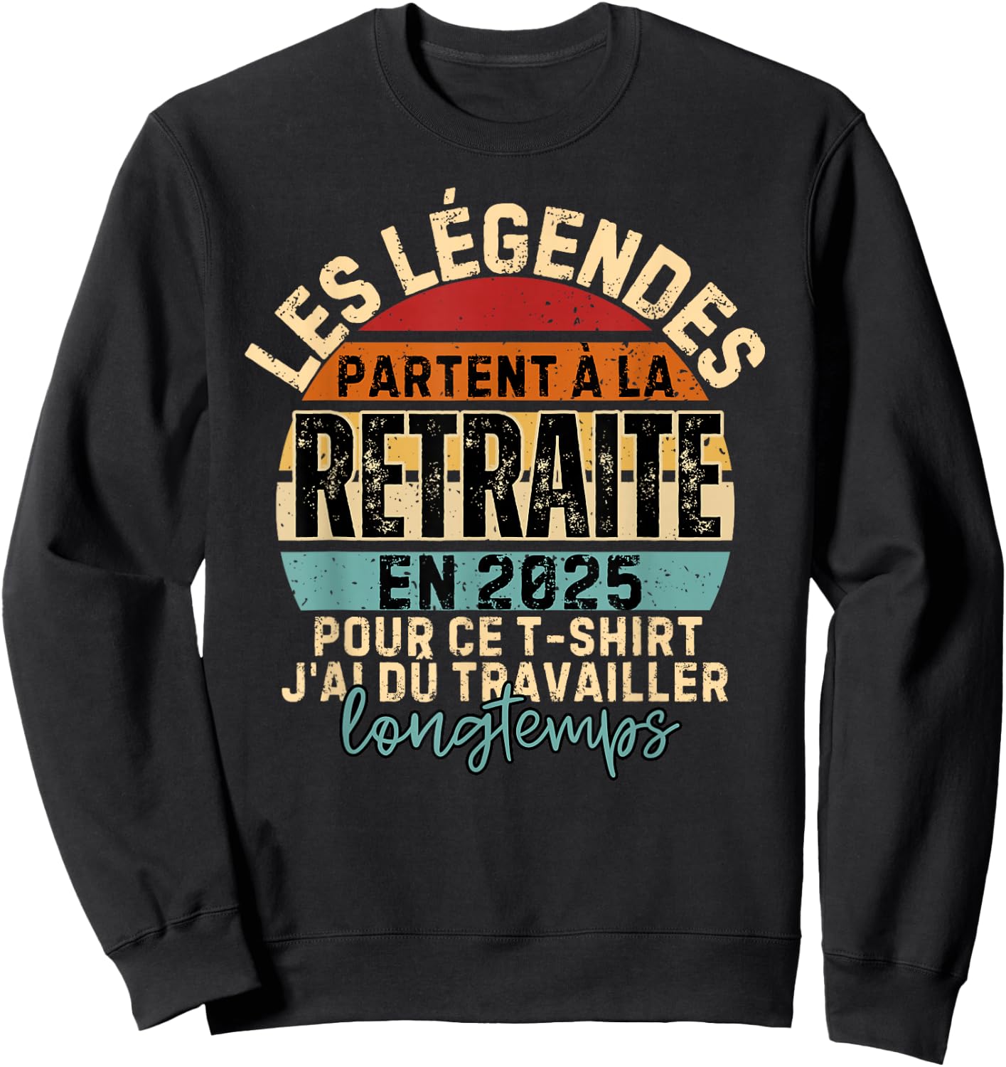 Retirement 2025 Man Women Retired 2025 , Black, S Sweatshirt - Sweatshirt | Black