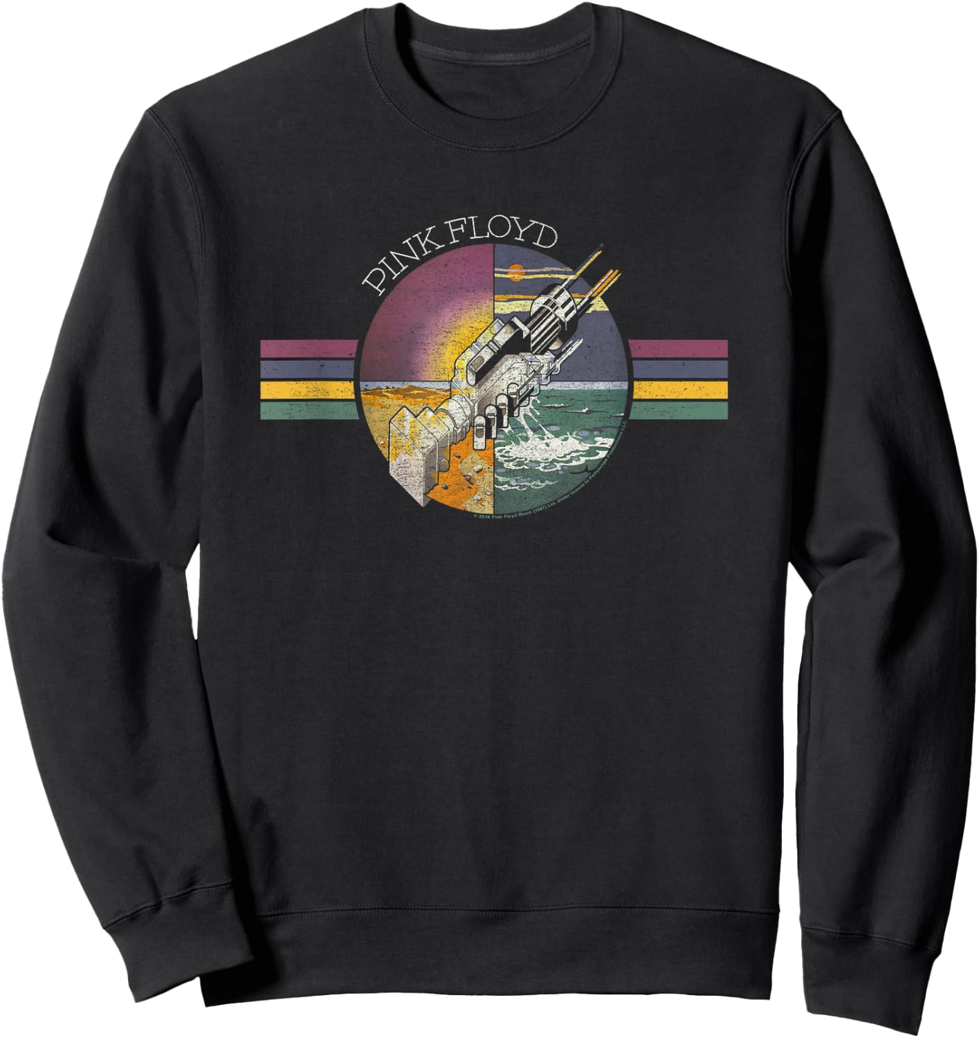 PINK FLOYD WELCOME TO THE MACHINE , Black, S Sweatshirt - Sweatshirt | Black