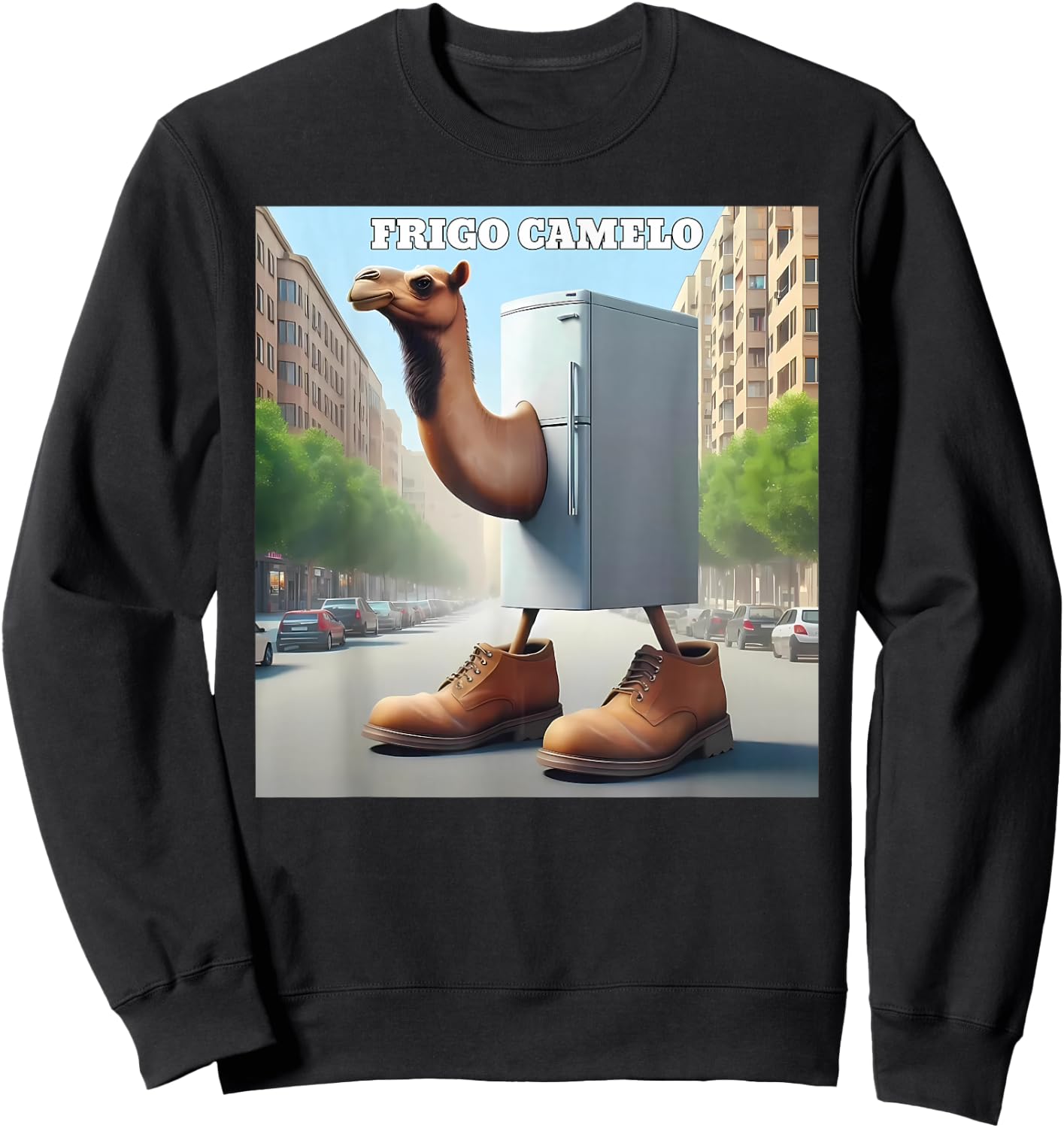 Frigo Camelo Camel Meme Sweatshirt - Sweatshirt | Black