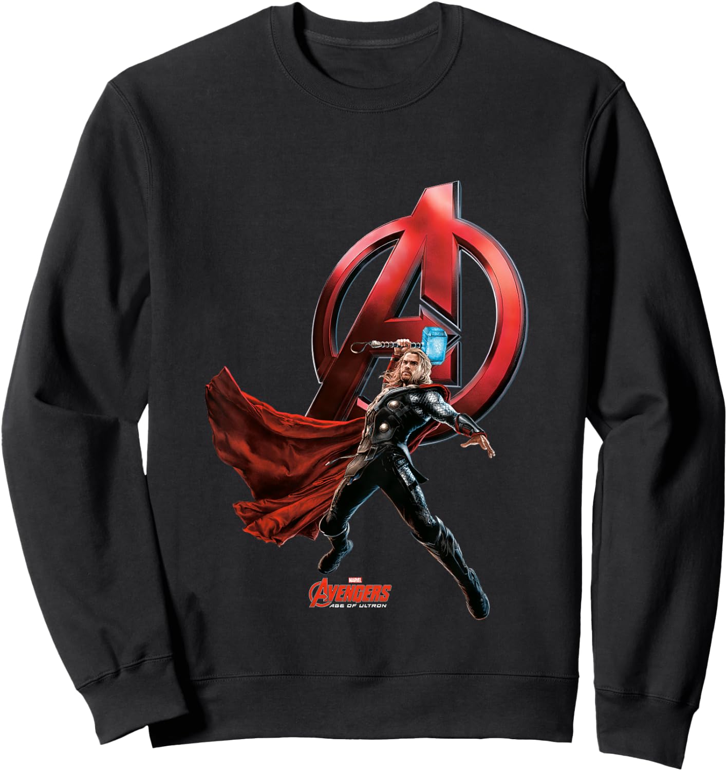 Kids Avengers Age Of Ultron Thor Sweatshirt - Sweatshirt | Black