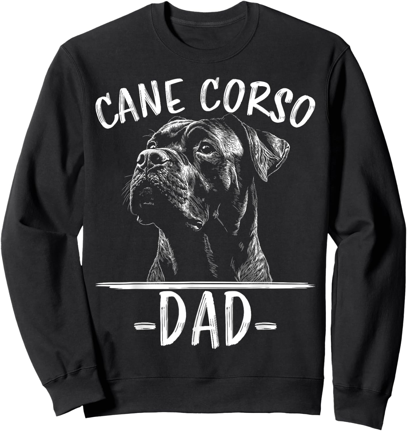 Cane Corso Papa Hund Cane Corso Sweatshirt - Sweatshirt | Black