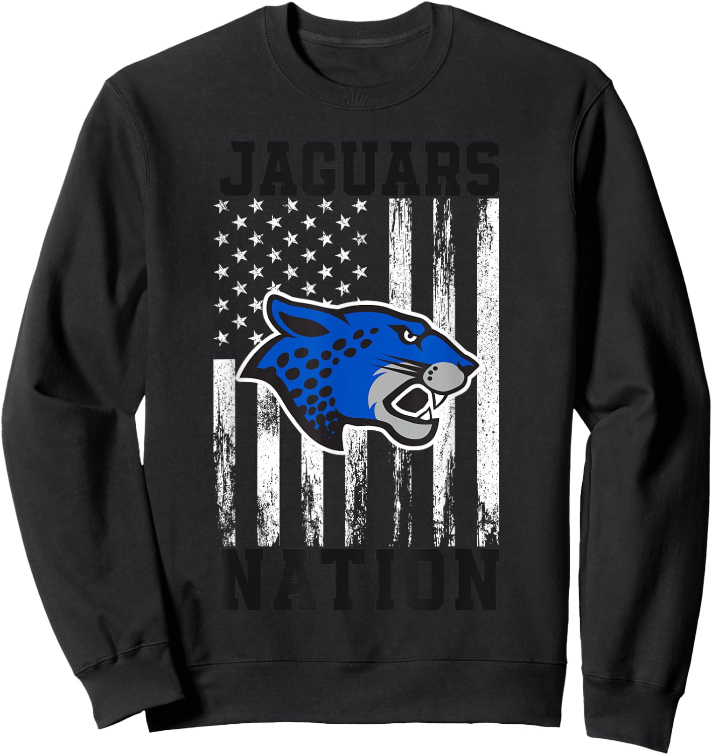 Hilliard Bradley Jaguars Logo Nation HS Sweatshirt - Sweatshirt | Black