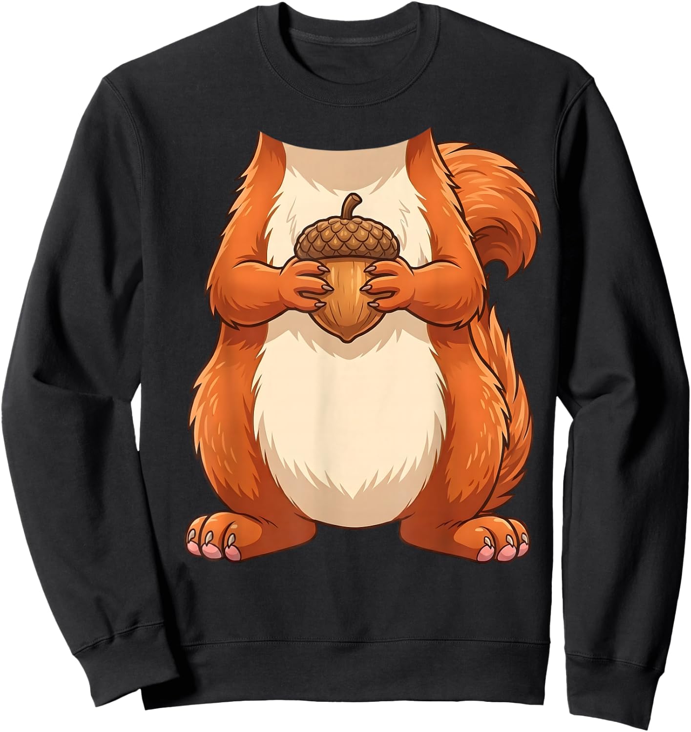 Adult Kids Men Women Squirrel Costume Sweatshirt - Sweatshirt | Black
