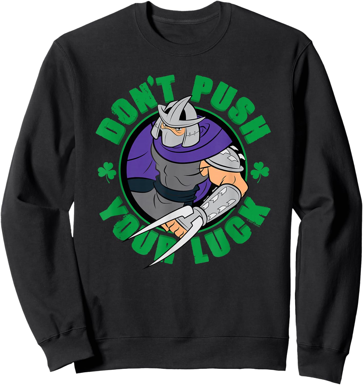 Teenage Mutant Ninja Turtles St. Patrick's Day Shredder Luck Sweatshirt - Sweatshirt | Black