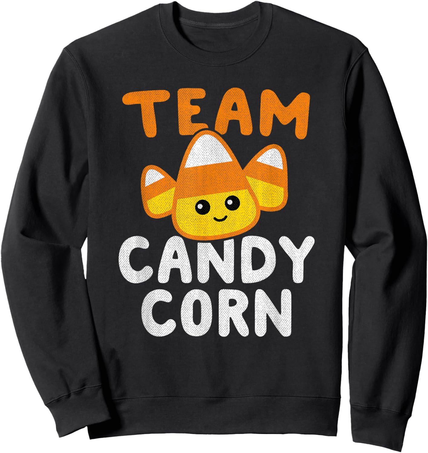 Halloween Team Candy Corn Funny Lazy Costume Kids Women Gift Sweatshirt - Sweatshirt | Black