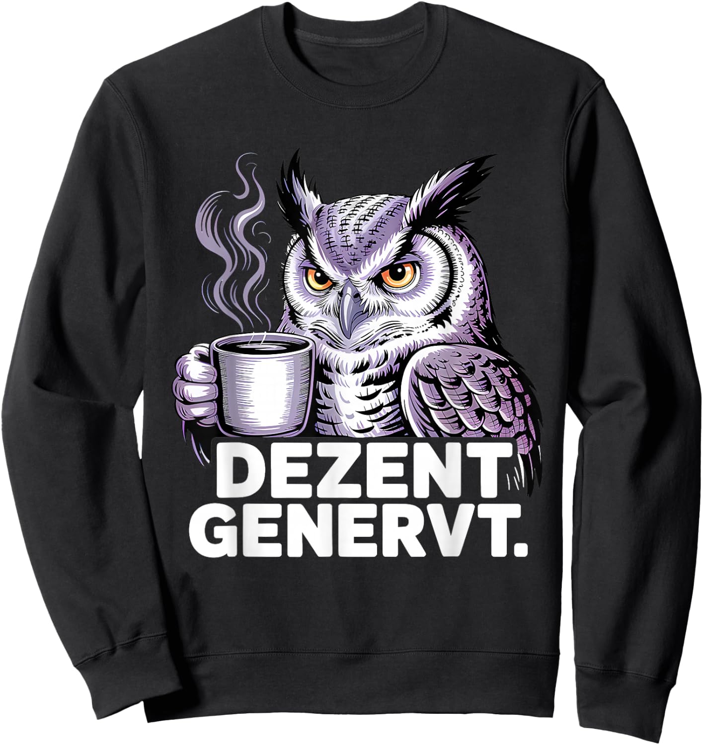 Dezent Genervt Sweatshirt - Sweatshirt | Black