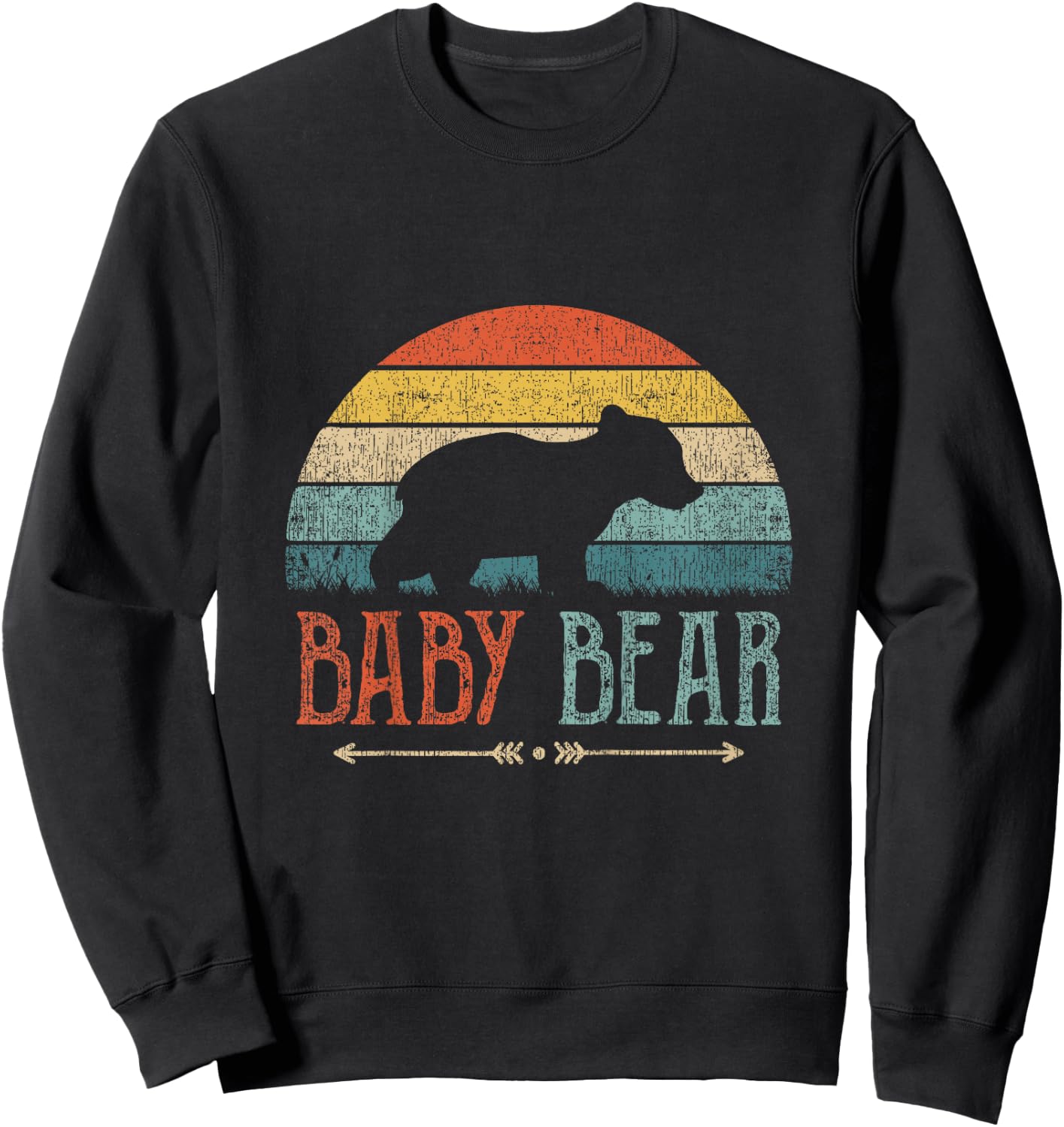Baby Bear Geschenkidee kleine Kinder Kleinkinder Baby Bär Sweatshirt - Sweatshirt | Black