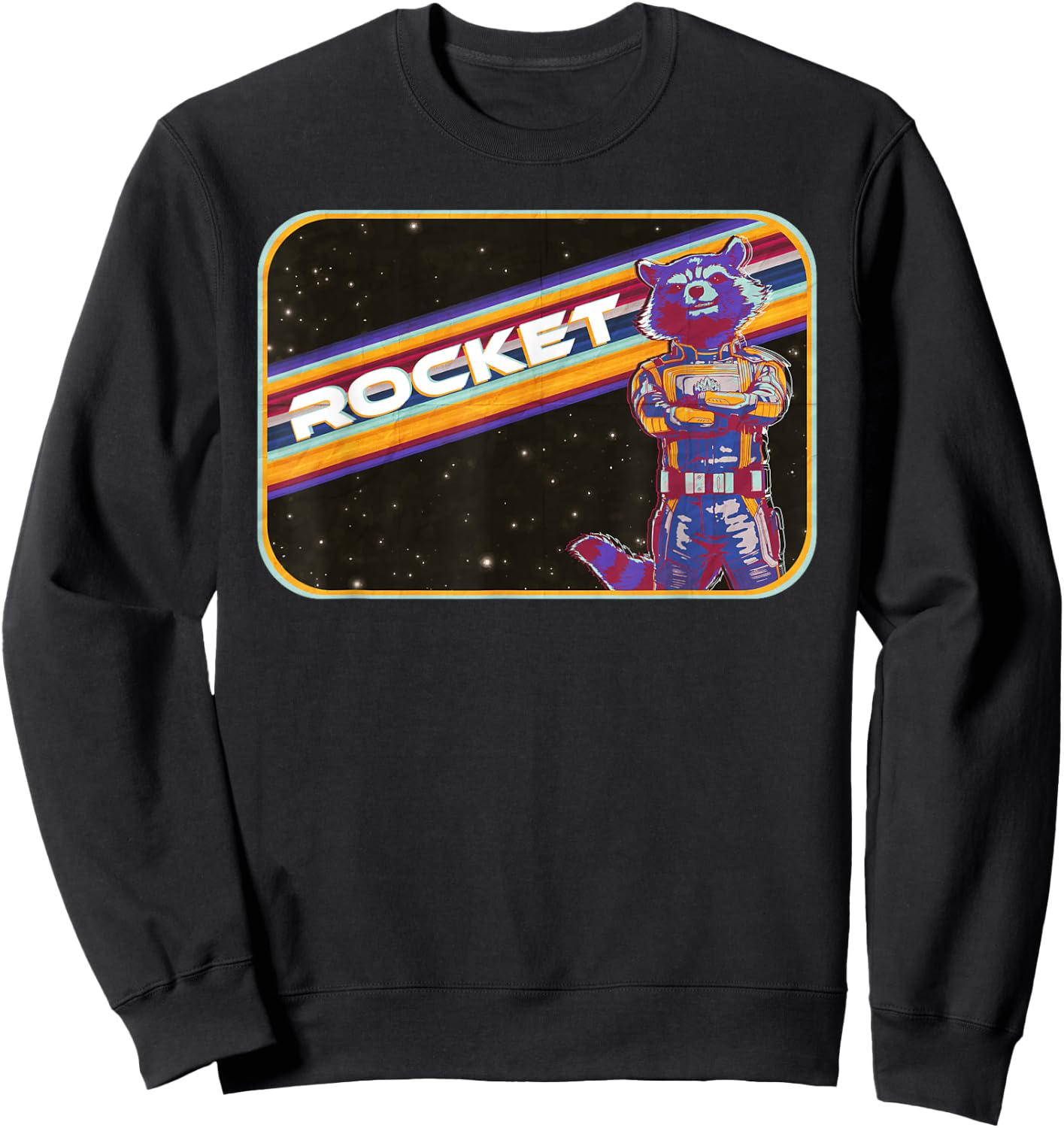 Guardians Of The Galaxy Rocket , black Sweatshirt - Sweatshirt | Black