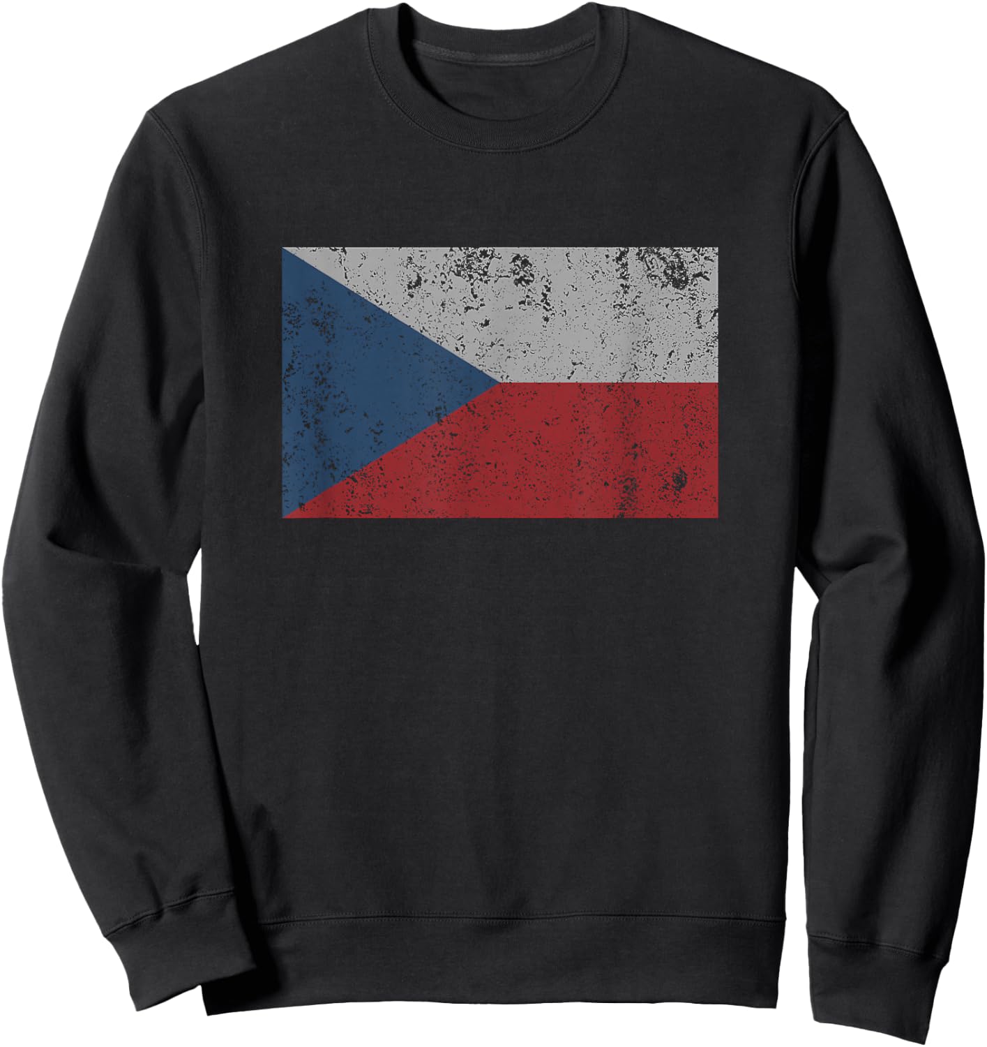 Czech Republic Flag Czechoslovakia Ceske Republiky T Shirt Sweatshirt - Sweatshirt | Black