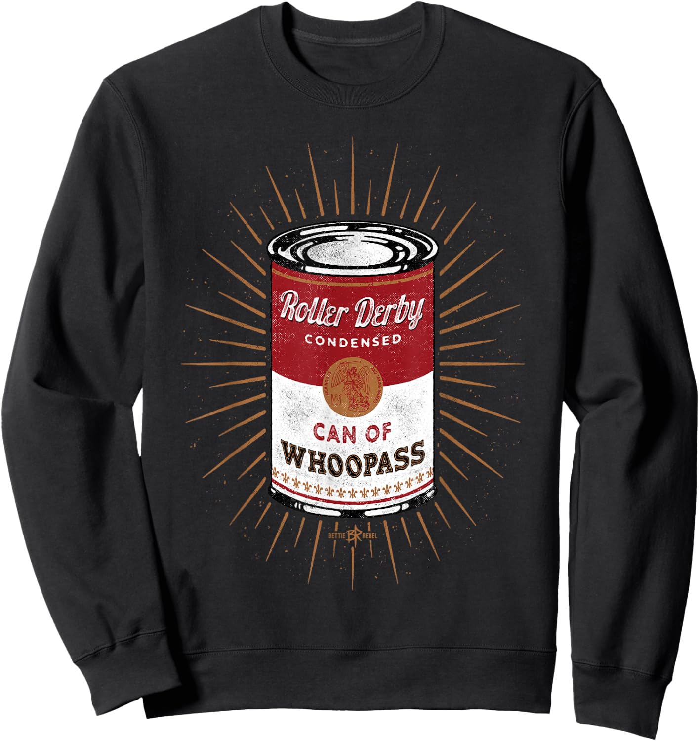 Roller Derby Can of Whoopass shirt Sweatshirt - Sweatshirt | Black