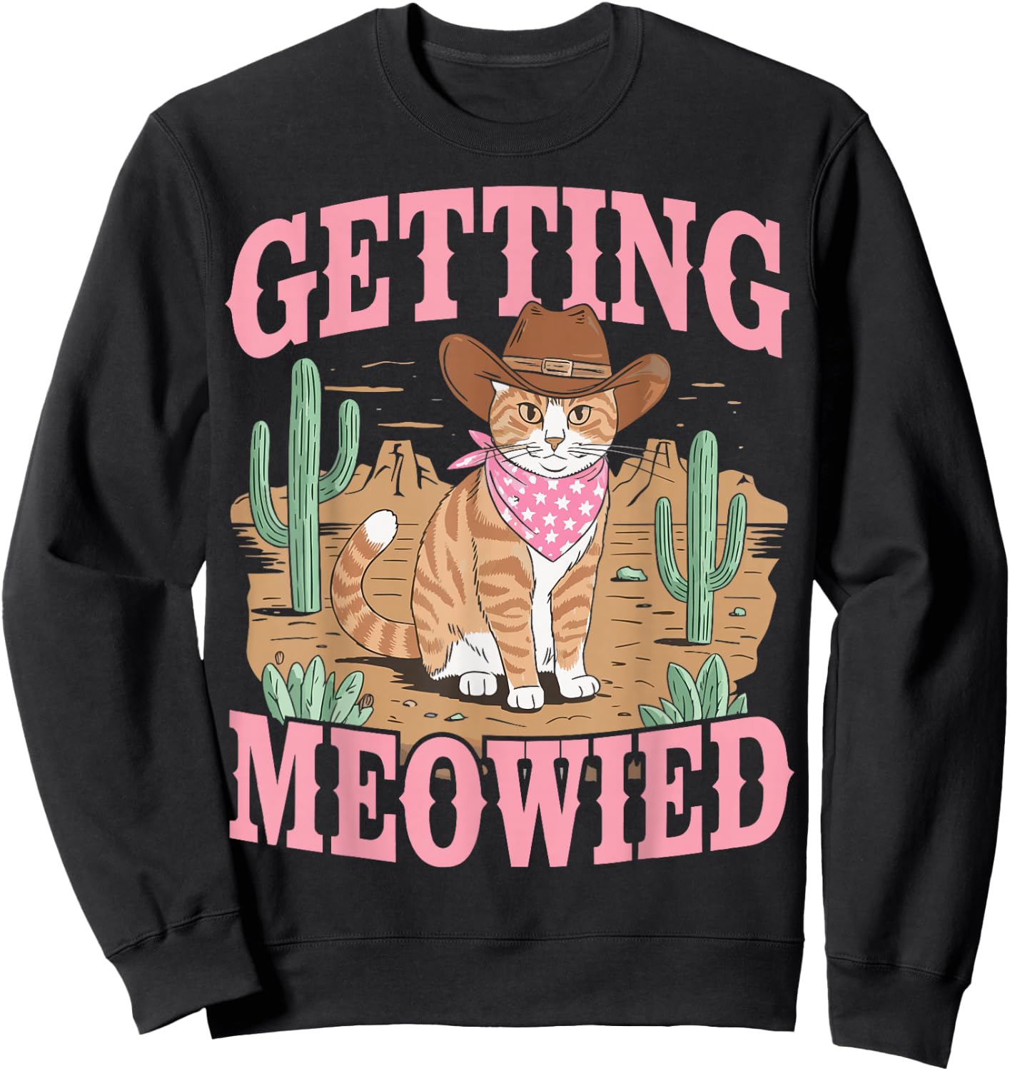 I'm Getting Meowied Sweatshirt - Sweatshirt | Black
