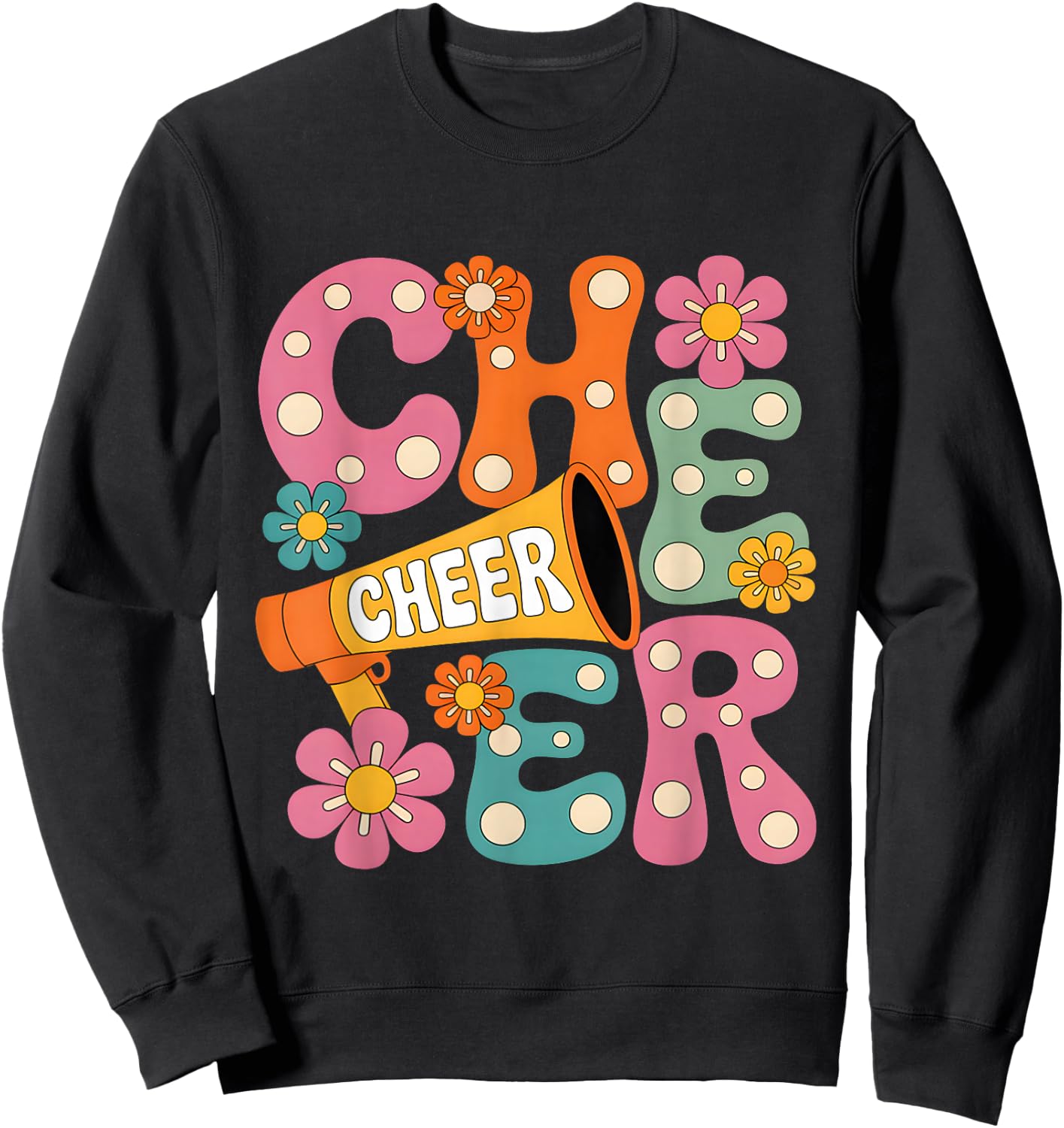 Cheerleading Cheer Team Cheerleader Sweatshirt - Sweatshirt | Black