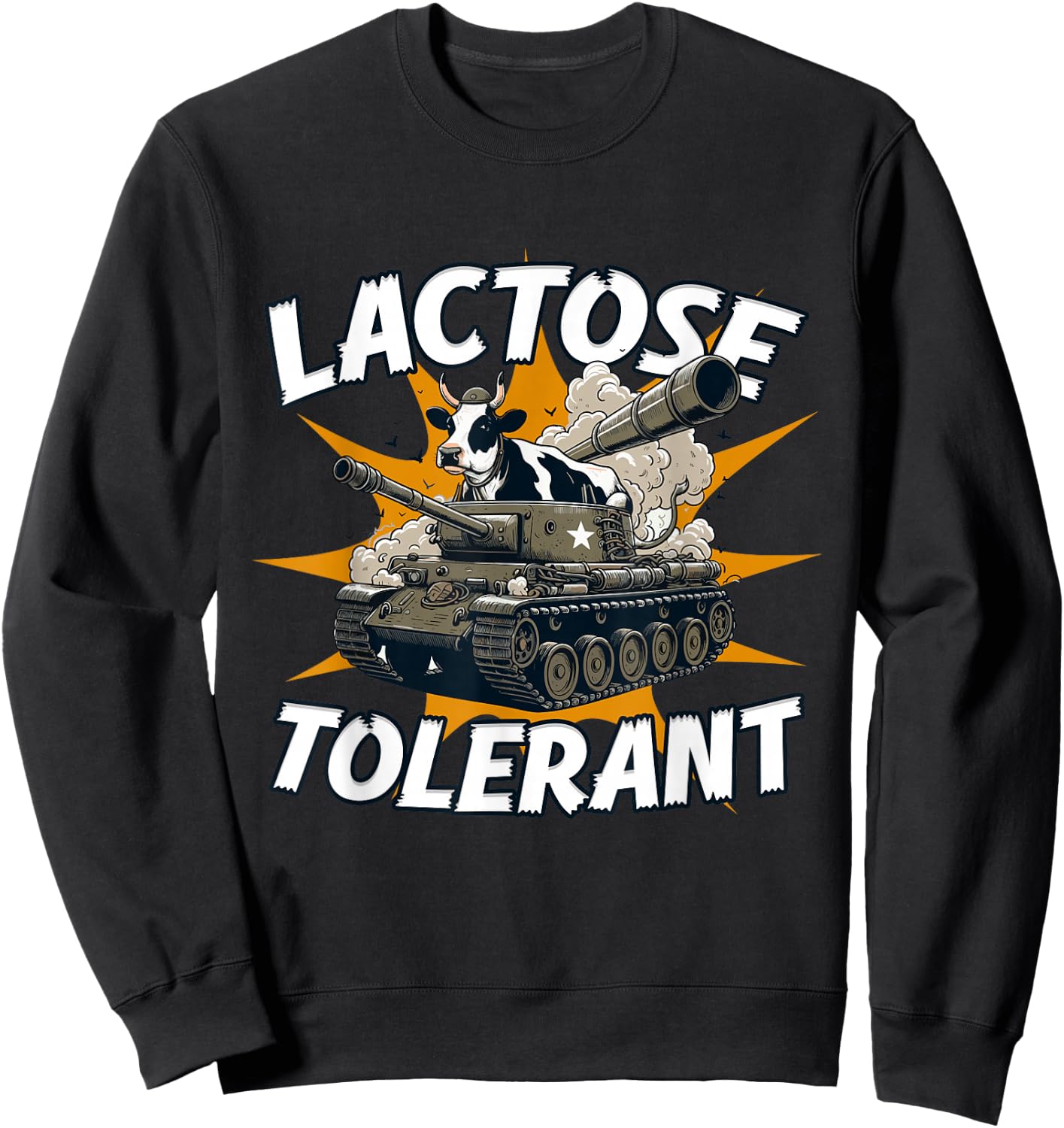 Milkin' It Milking Cows Dairy Farming Enthusiast Farmer Sweatshirt - Sweatshirt | Black