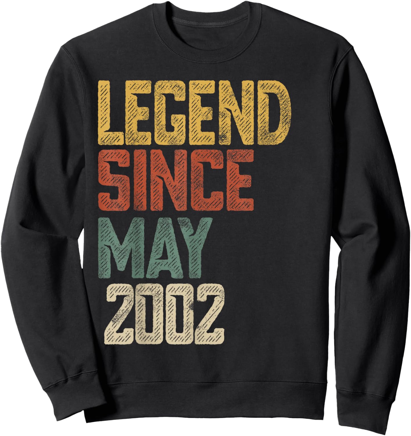 Legend 2002 23 Year Old Women 23th Birthday Sweatshirt - Sweatshirt | Black