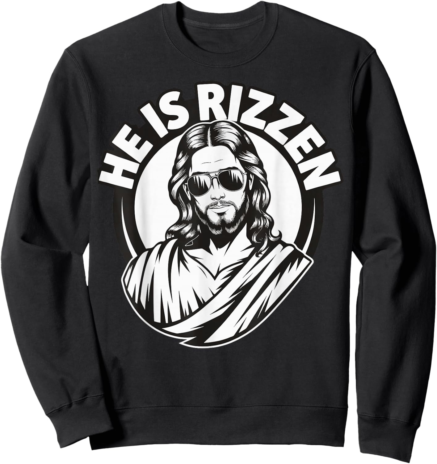 He Is Rizzen Sweatshirt - Sweatshirt | Black