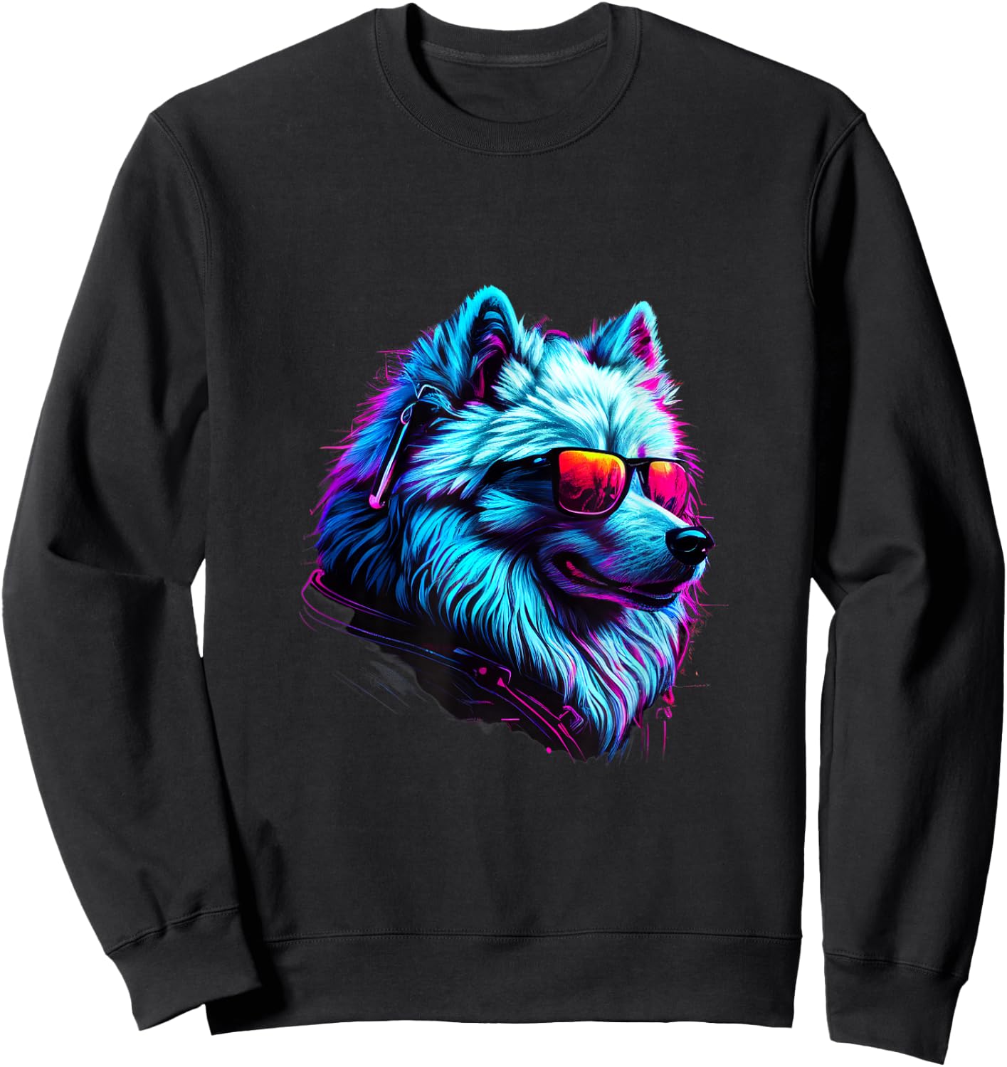 Samoyed Dogs Samoyeds Sweatshirt - Sweatshirt | Black