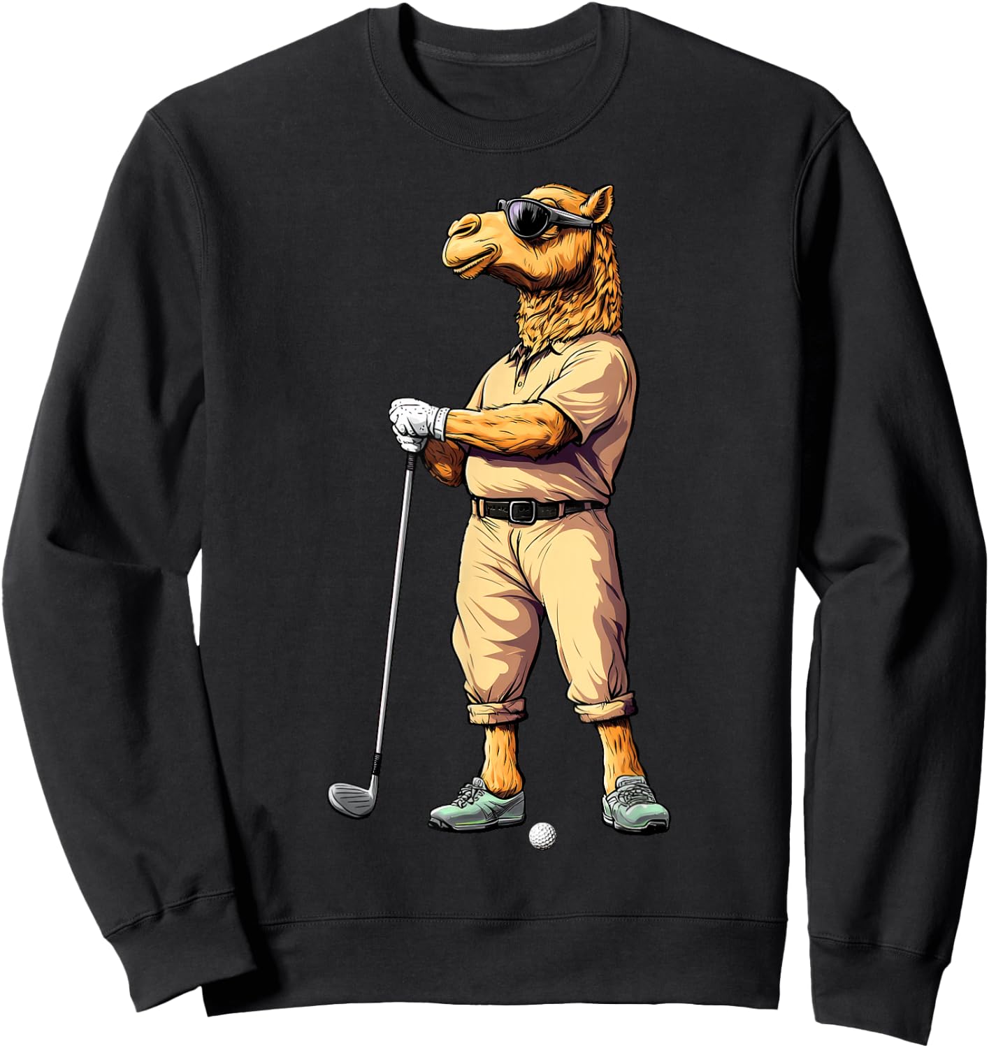 Camel Golf Sweatshirt - Sweatshirt | Black