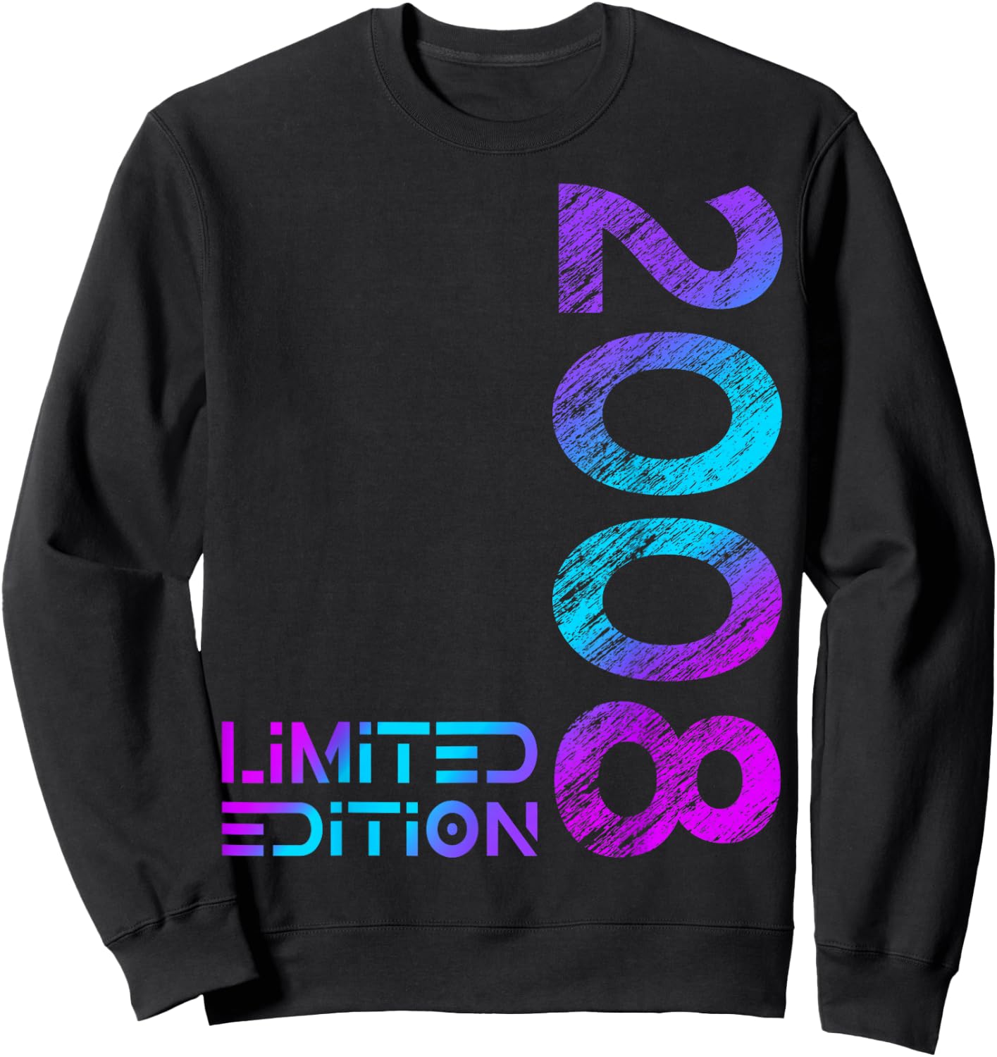 18. Geburtstag Limited Edition Jahrgang 2008 Junge Mädchen Sweatshirt - Sweatshirt | Black