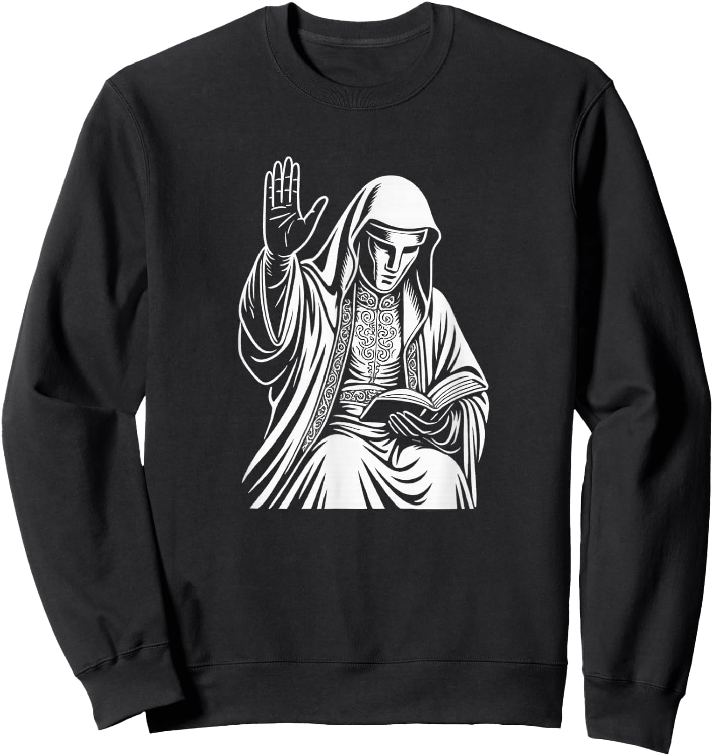 Royal Salute - King Baldwin Memes IV - Jerusalem Sweatshirt - Sweatshirt | Black