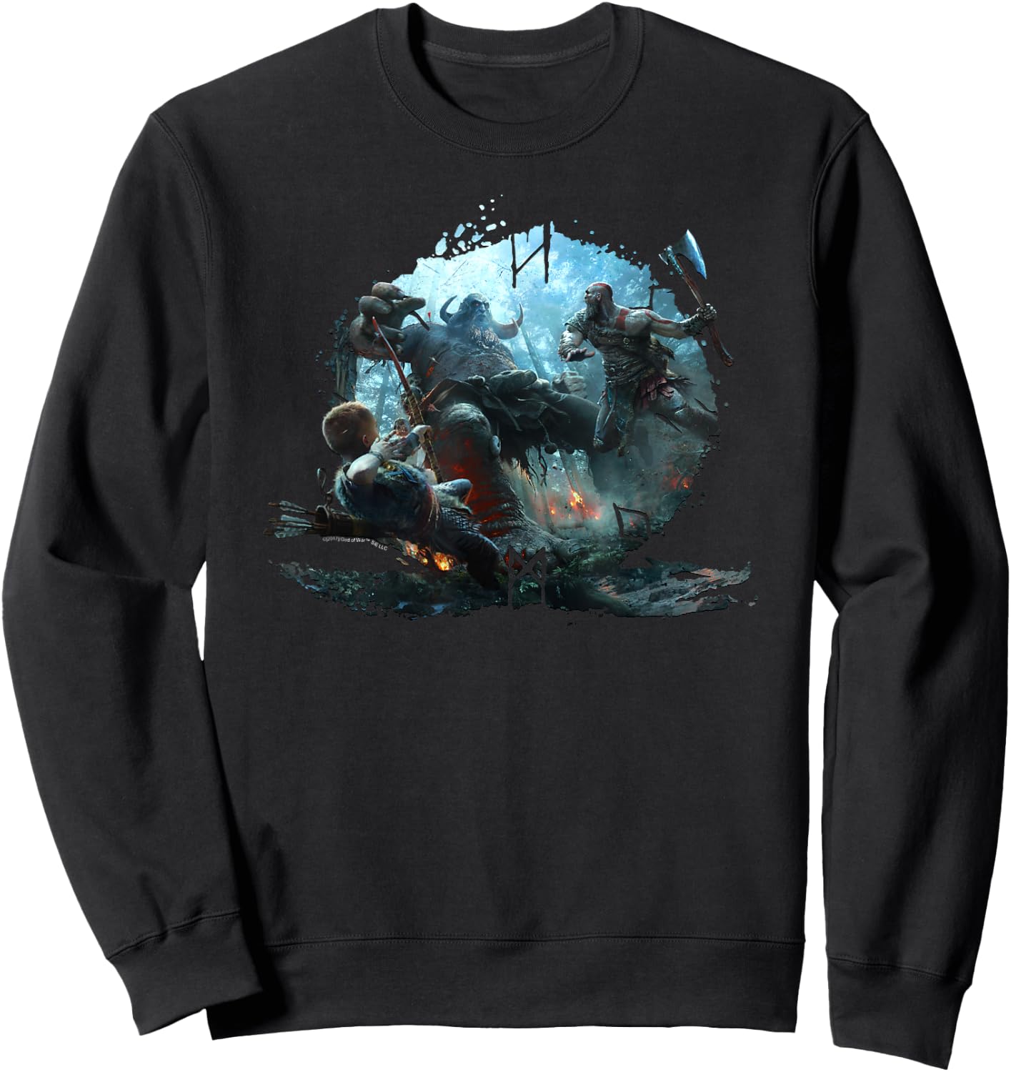 God of War Troll Hunters Sweatshirt - Sweatshirt | Black