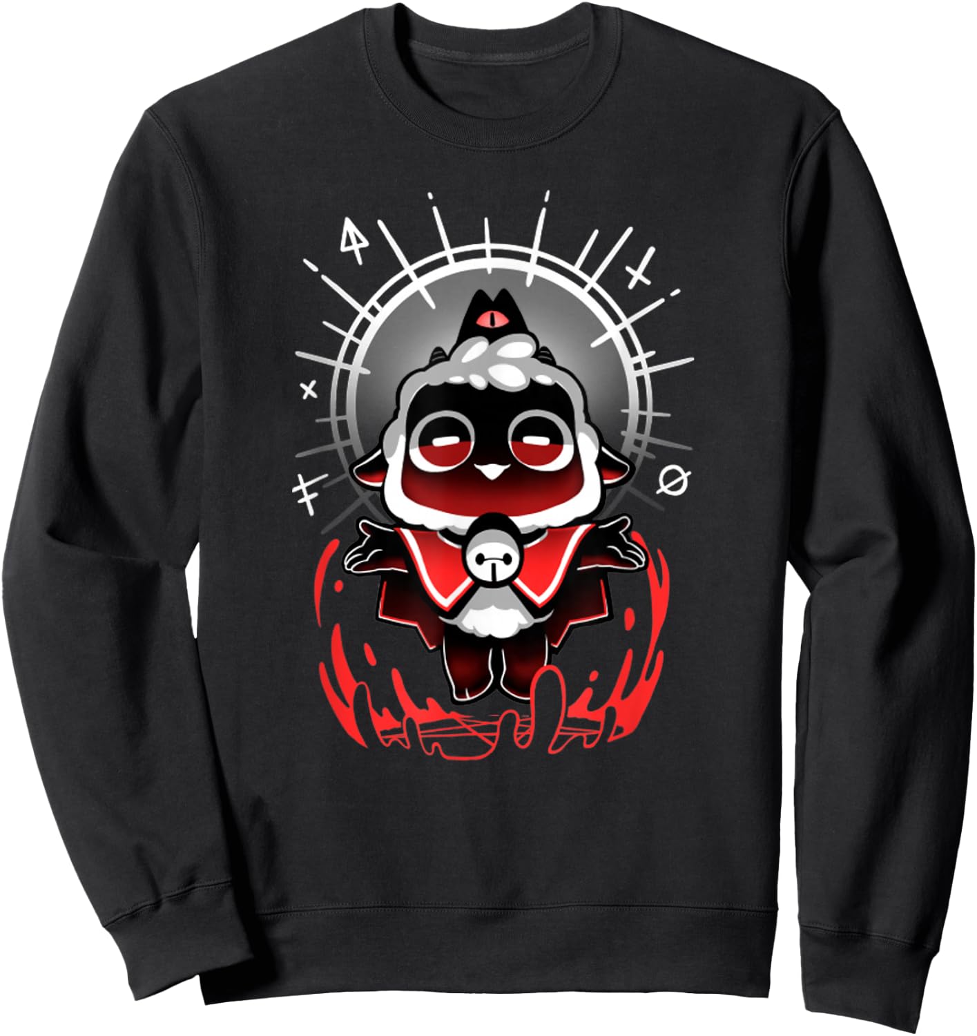 Join the Cult - Cult Of The Lamb Cute Gamer Cult Of The Lamb , Black, S Sweatshirt - Sweatshirt | Black