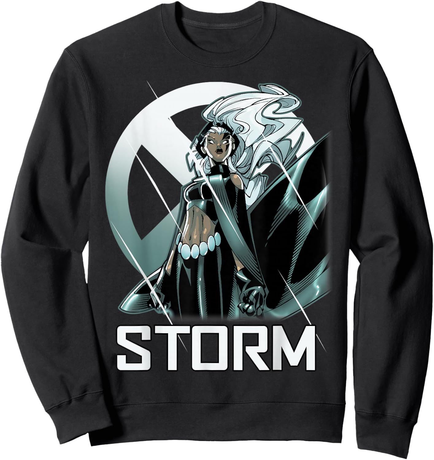 Marvel X-Men Storm The Calm Before Profile Graphic Sweatshirt - Sweatshirt | Black