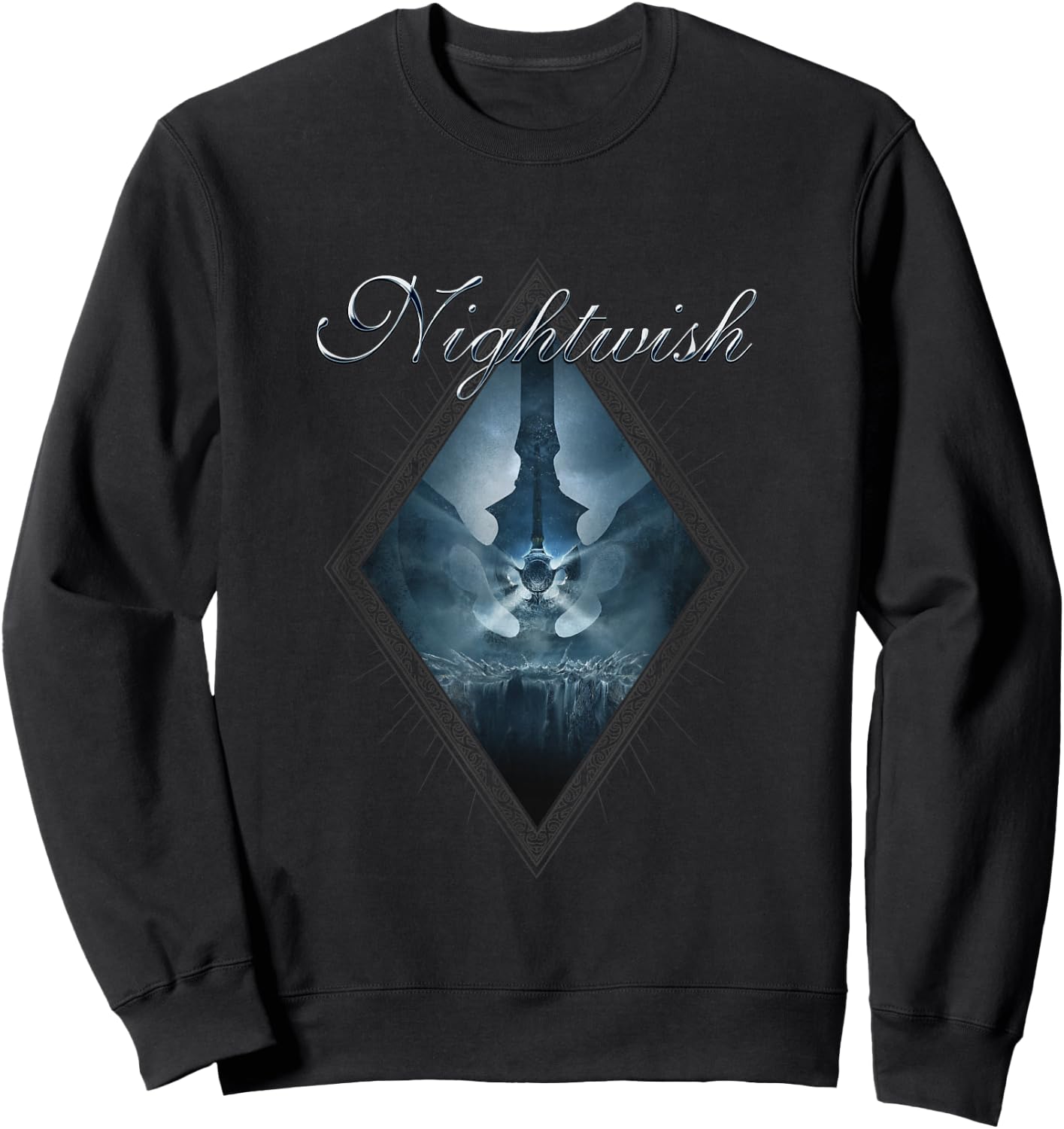 Dark Passion Play (album cover + Nightwish logo) Sweatshirt - Sweatshirt | Black