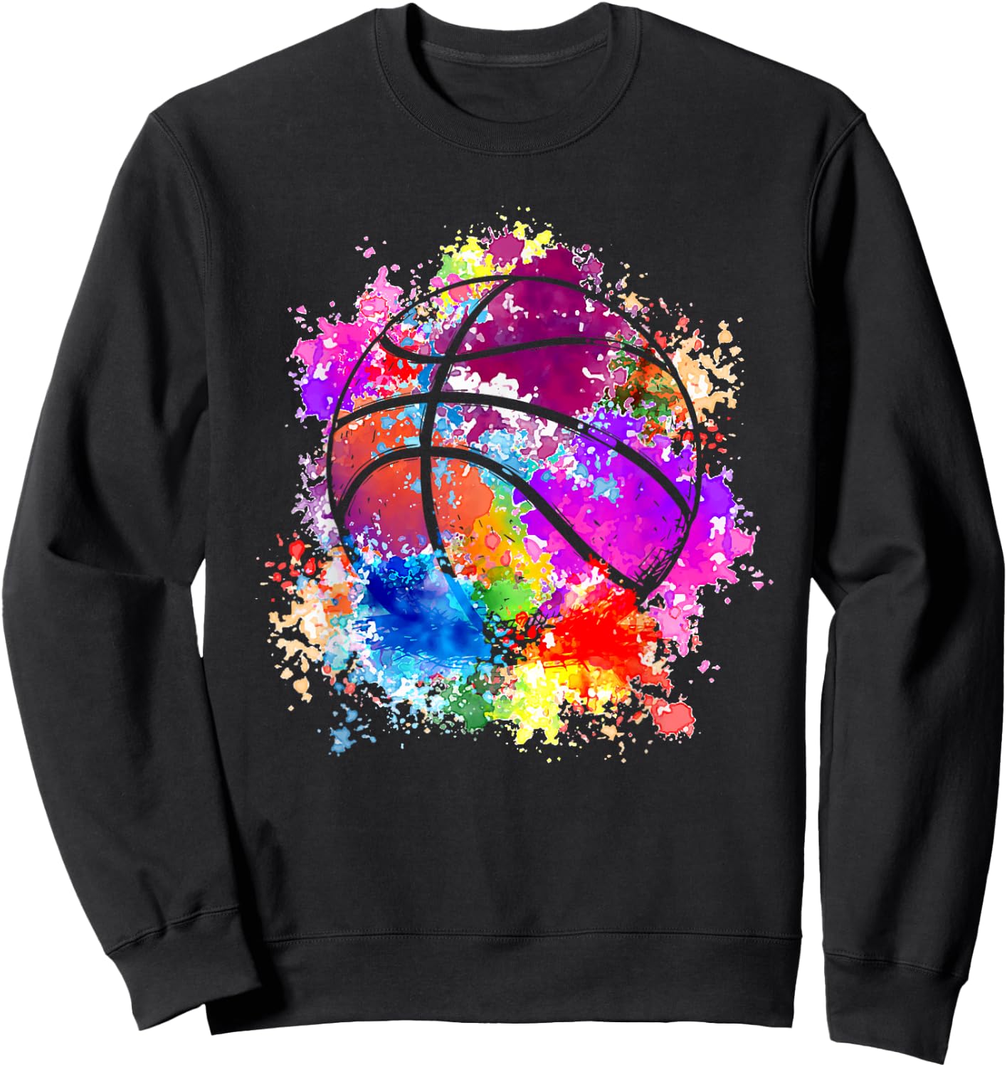 Basketballer Basketballspieler Kinder Streetball Rebound Sweatshirt - Sweatshirt | Black