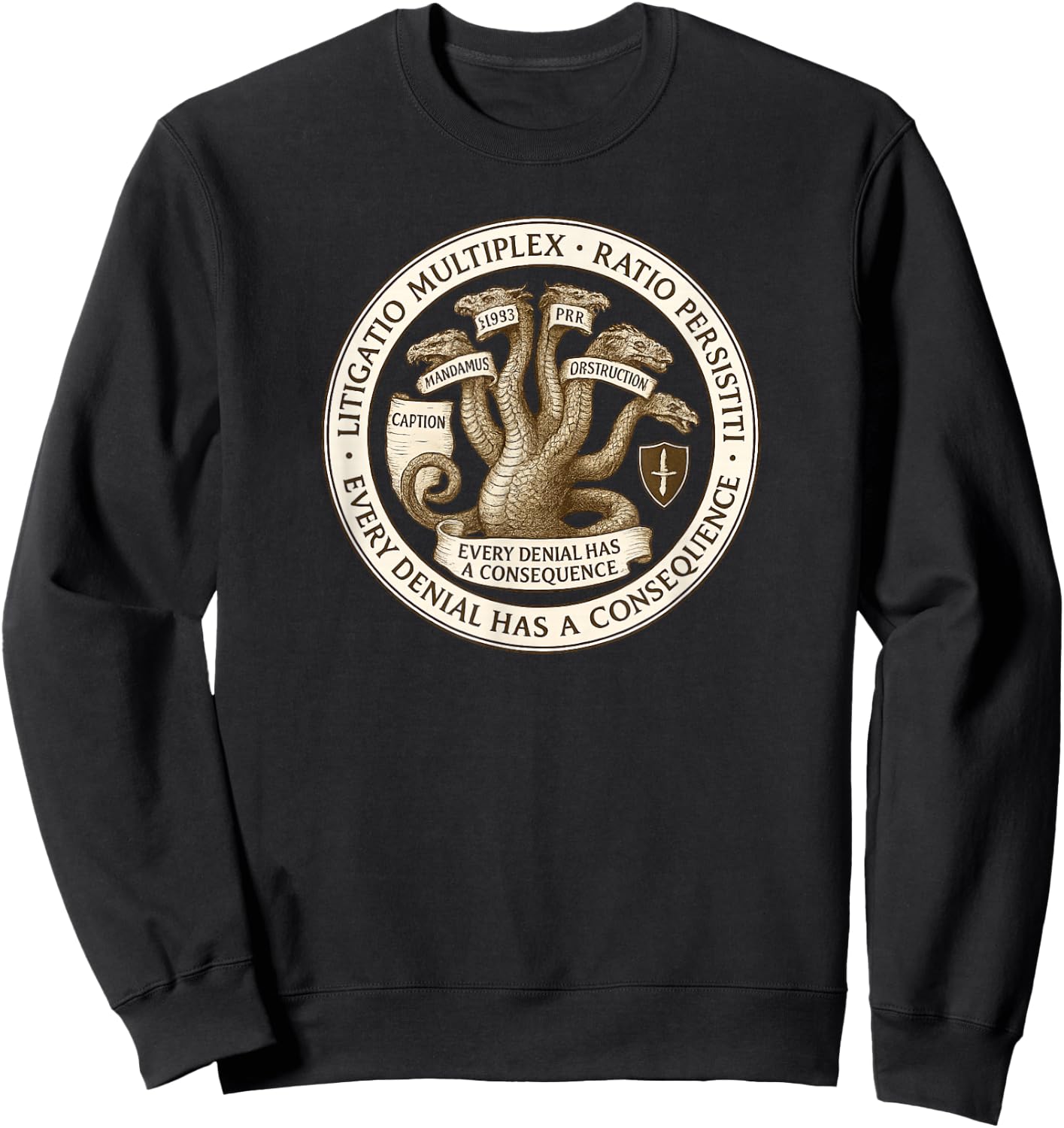 The Office of the Procedural Hydra Seal Sweatshirt - Sweatshirt | Black