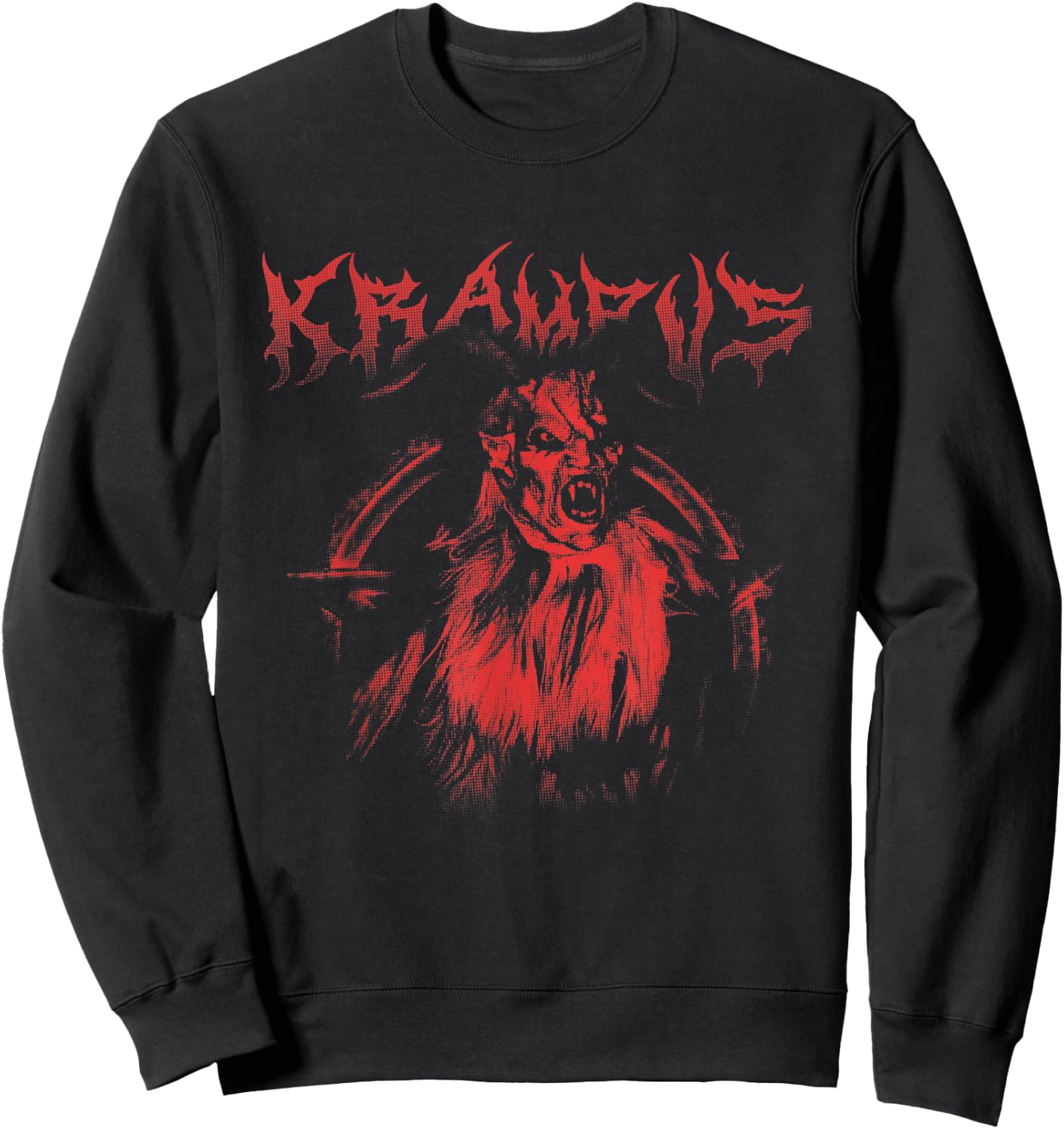 Kramperl Perchten Santa's Helper Christmas Demon Krampus Sweatshirt - Sweatshirt | Black
