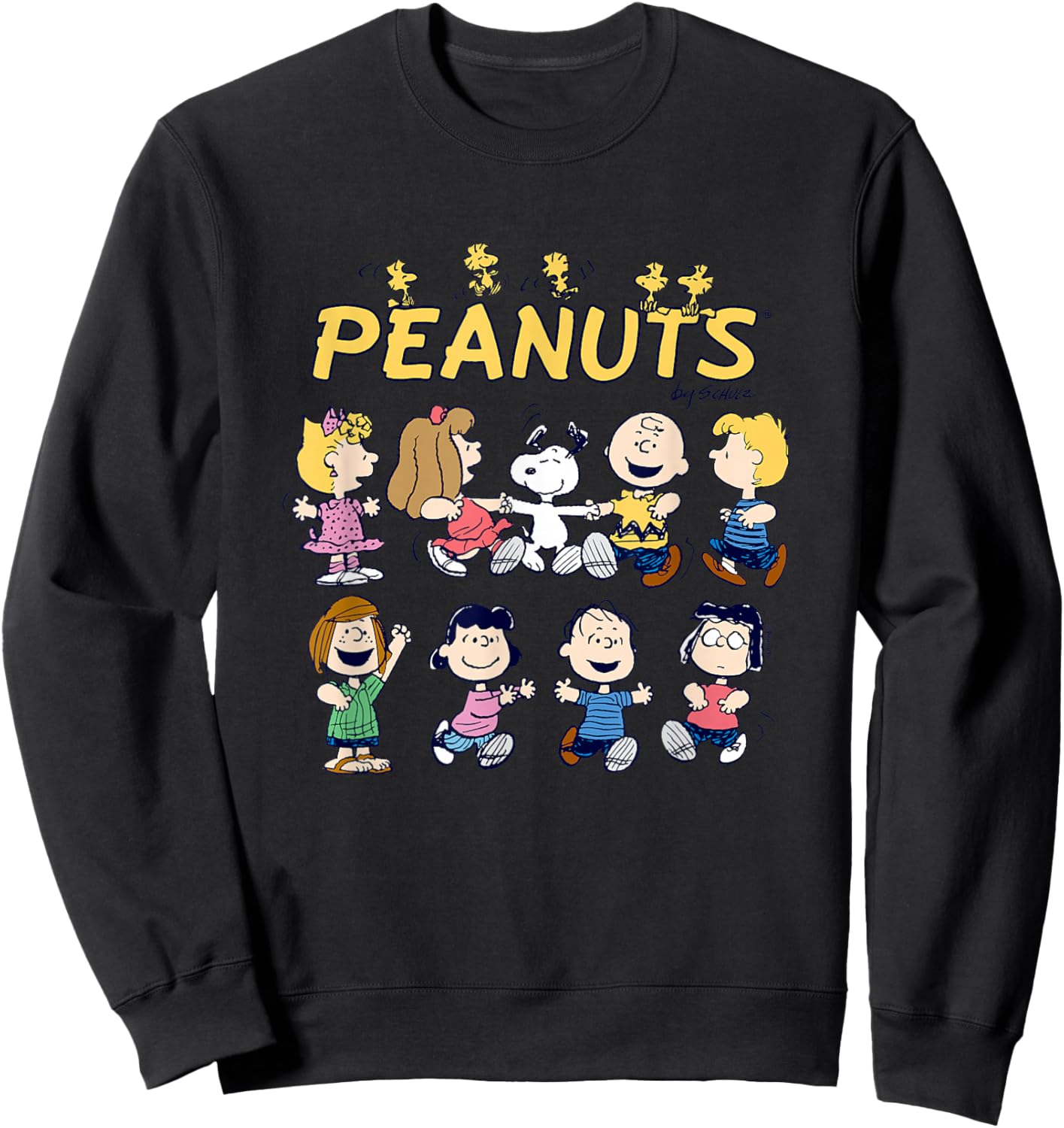 Peanuts - Friends Sweatshirt - Sweatshirt | Black