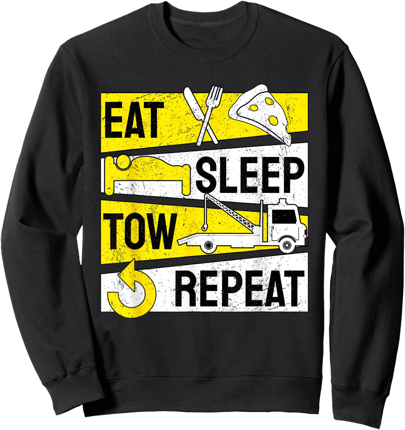 Abschlepper Abschleppdienst Abschleppwagenfahrer Sweatshirt - Sweatshirt | Black