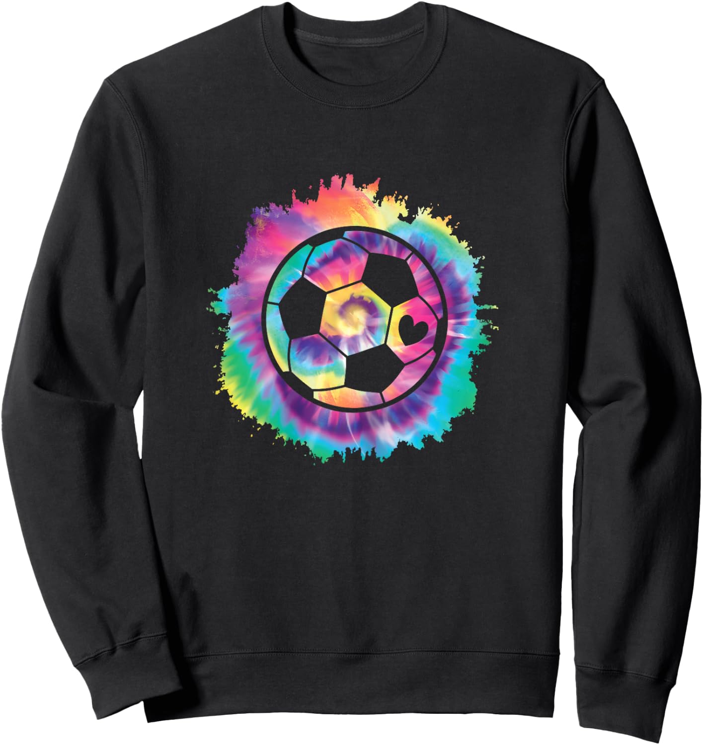 Cute Soccer Girl Player Soccer Lover Women Girls Kids Sweatshirt - Sweatshirt | Black