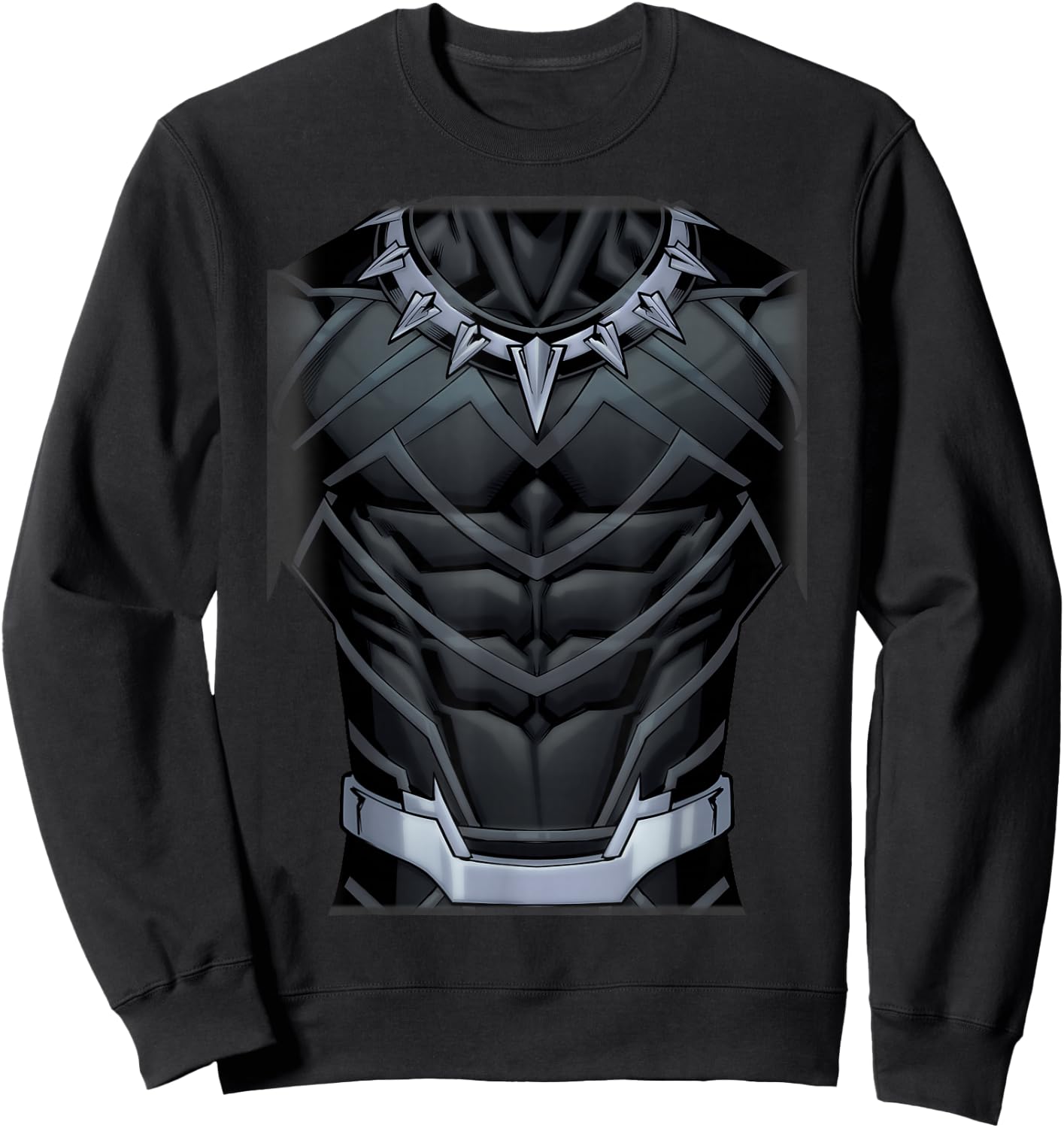 Marvel Black Panther Classic Suit Costume Halloween Sweatshirt - Sweatshirt | Black