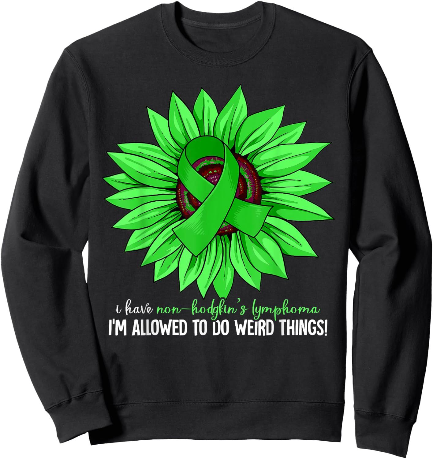 Non Hodgkins Lymphoma Sweatshirt - Sweatshirt | Black