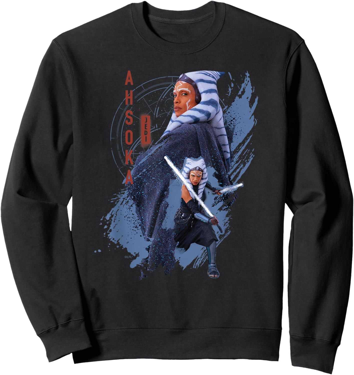 Star Wars Ahsoka Tano Jedi Ready Disney+ Sweatshirt - Sweatshirt | Black